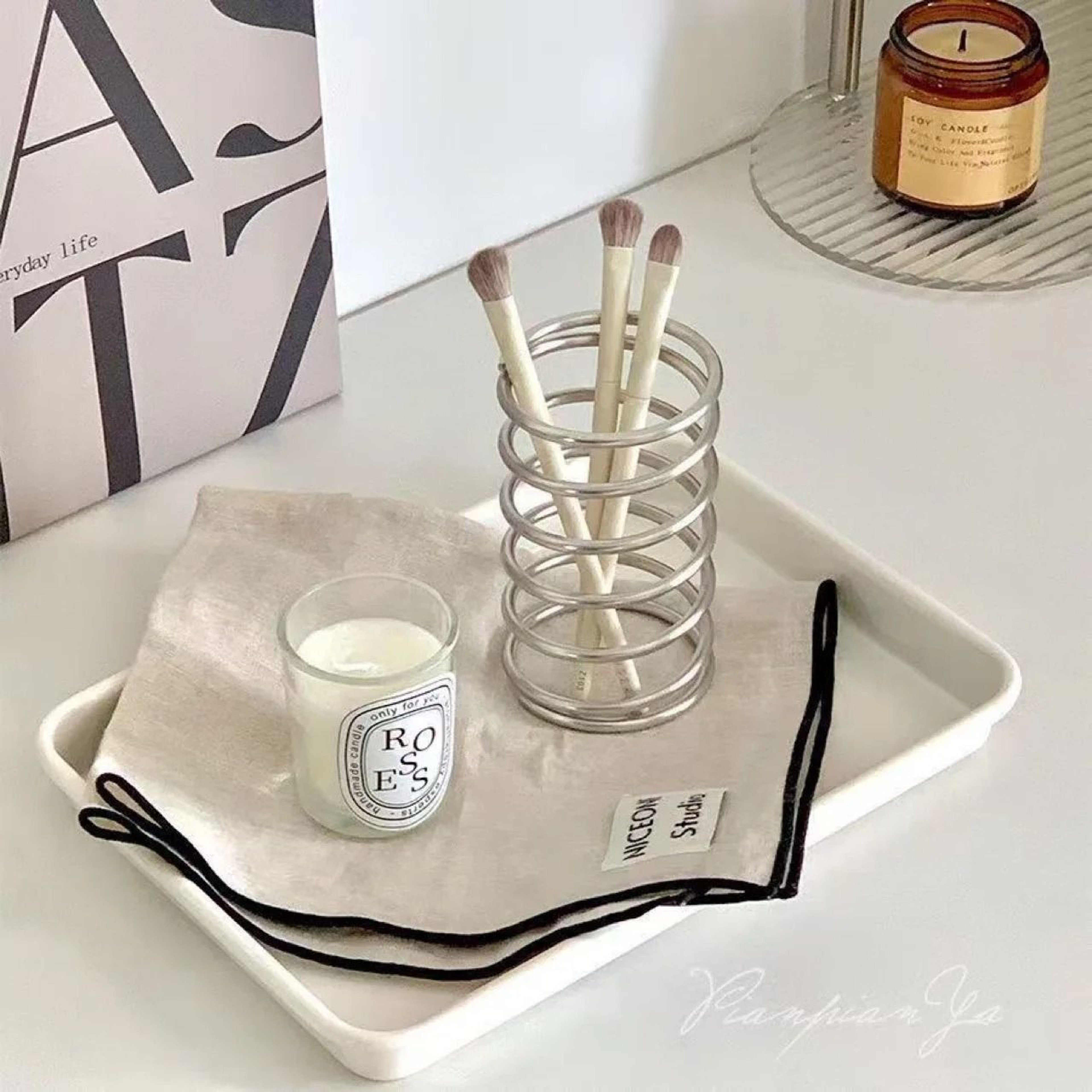 Stainless Steel Toothbrush Holder Bathroom Organizer Rack 6