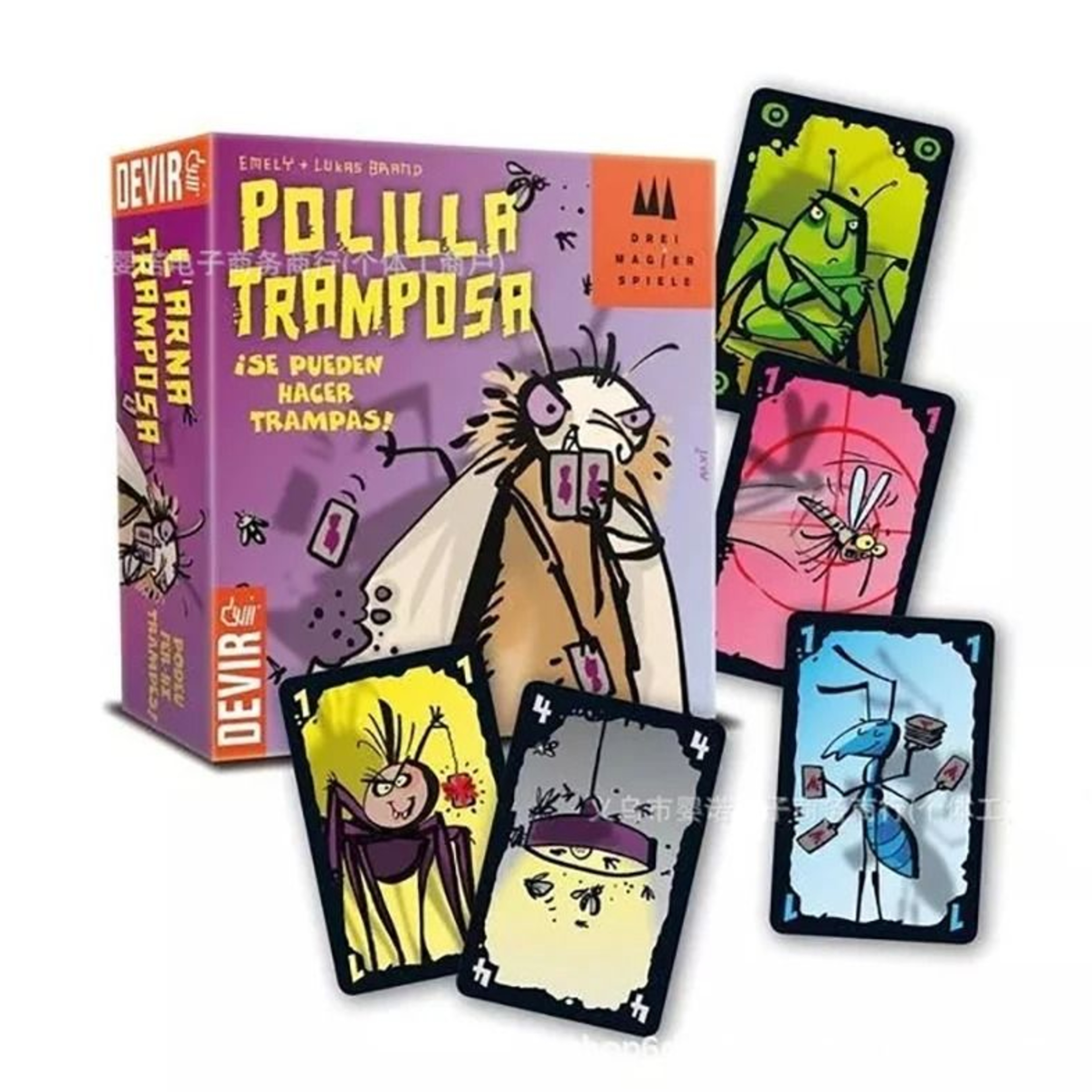 Cheating Moth Card Game Fast Paced Party Card Game For Family And Friends 1