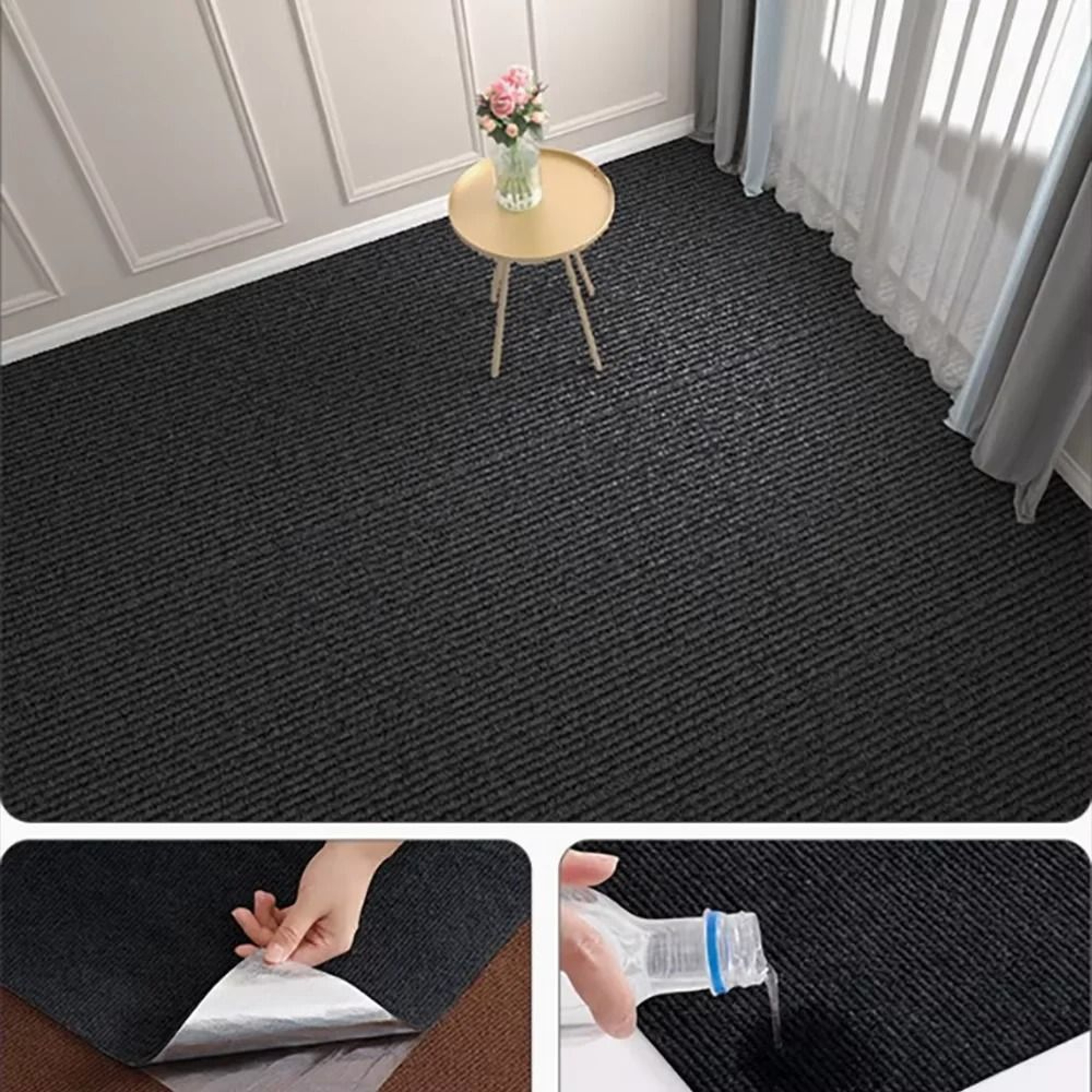 Self Adhesive Absorbent Floor Runner Rug For Kitchen Bathroom And Bedroom 2