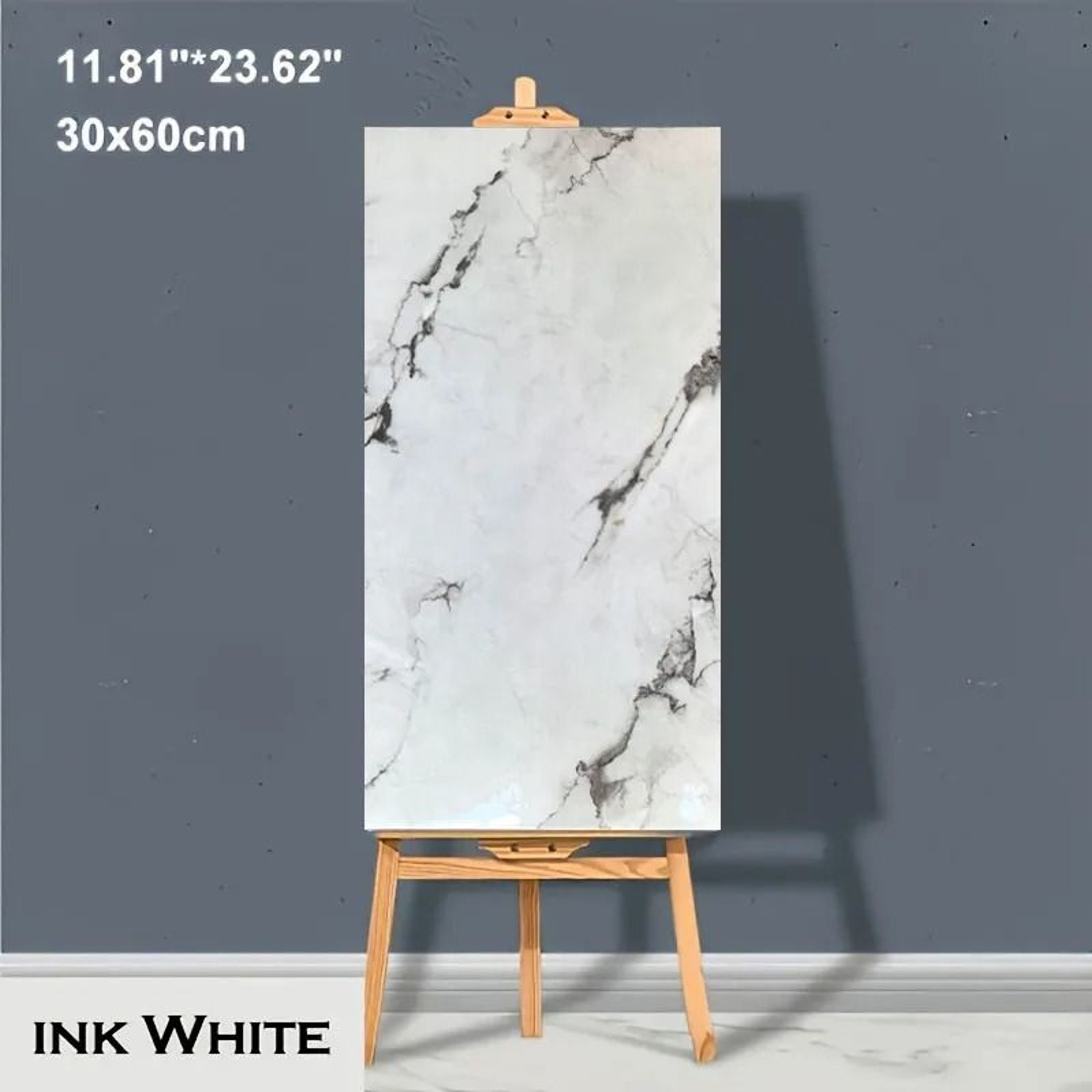 Peel And Stick Waterproof Wall Tiles PVC Adhesive Wallpaper For Bathroom 4