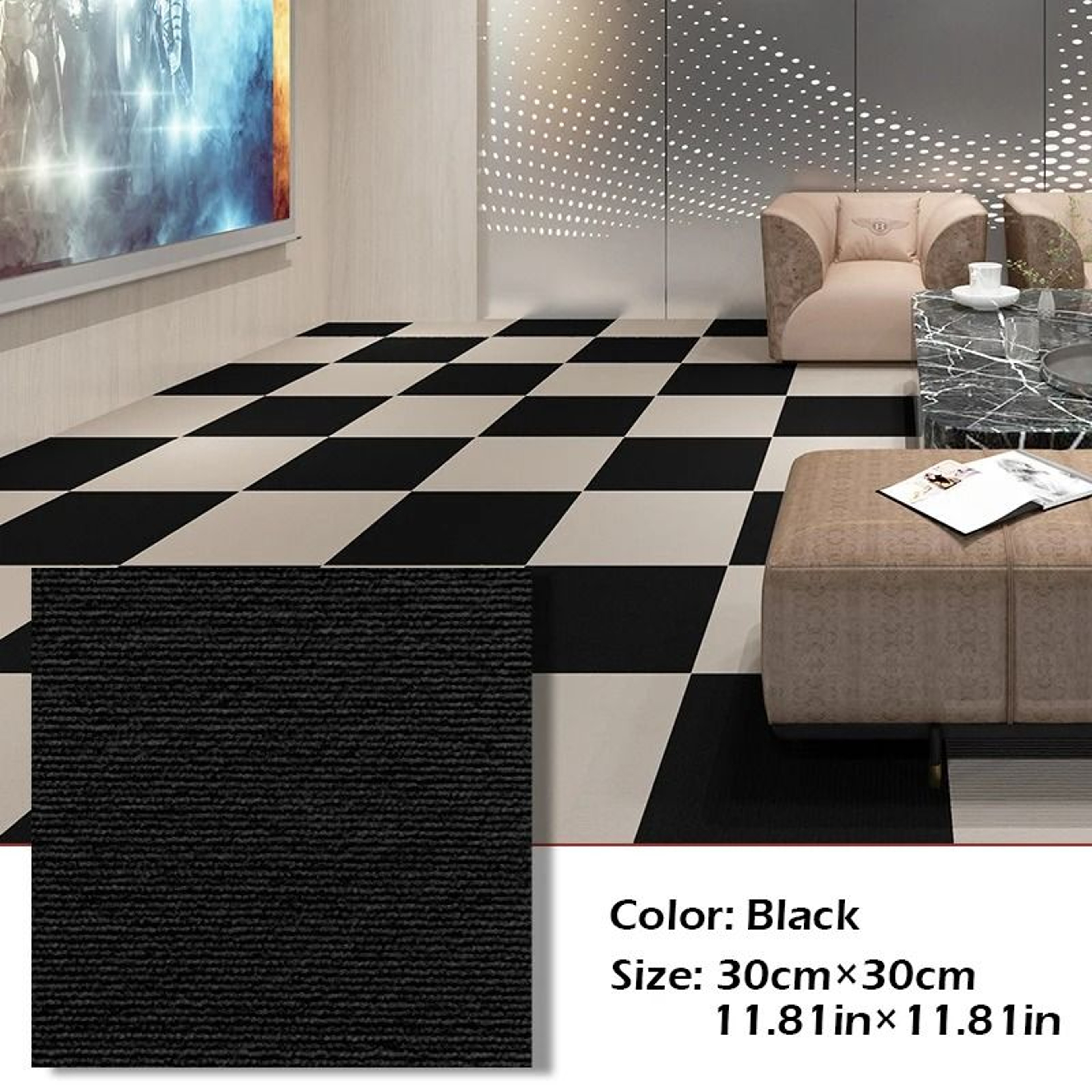 Moisture Proof Peel And Stick PVC Wall Tiles For Bathroom And Kitchen 6