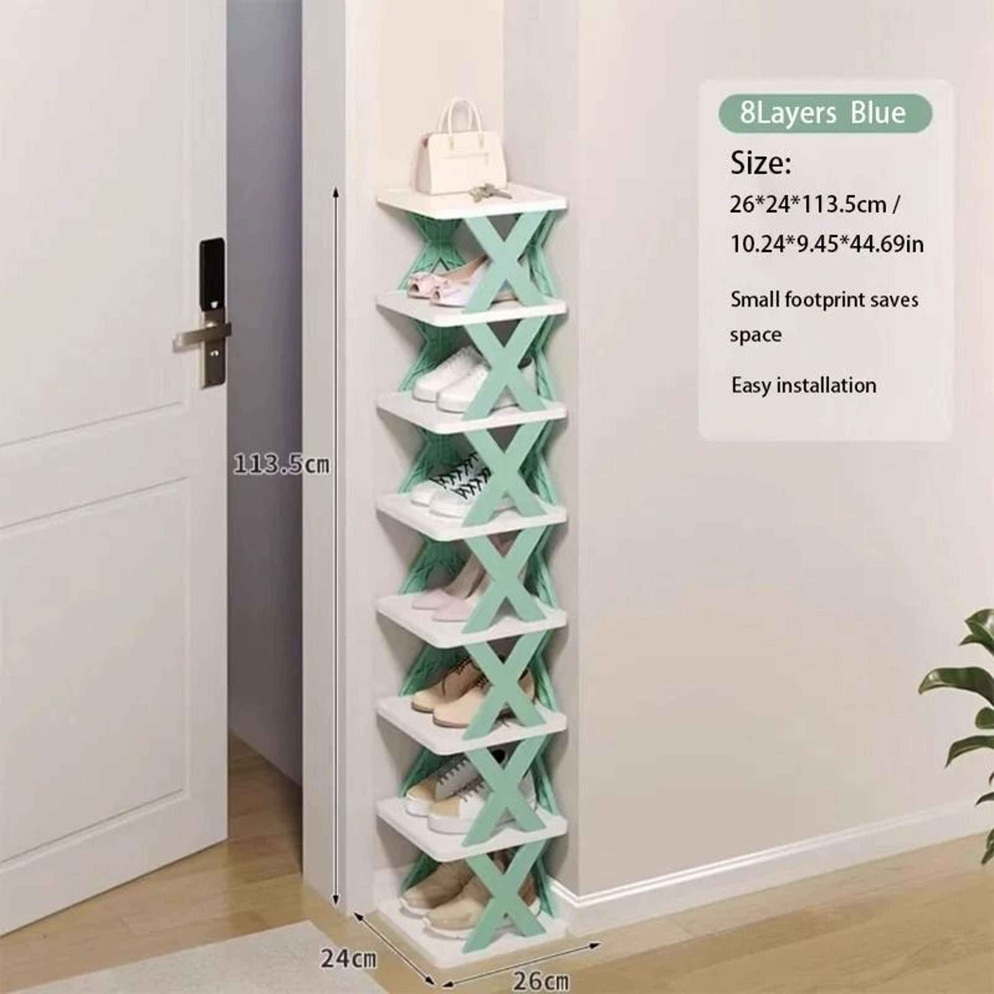 Detachable Multi Layer Shoe Storage Rack Space Saving Home Organizer Shelf 8