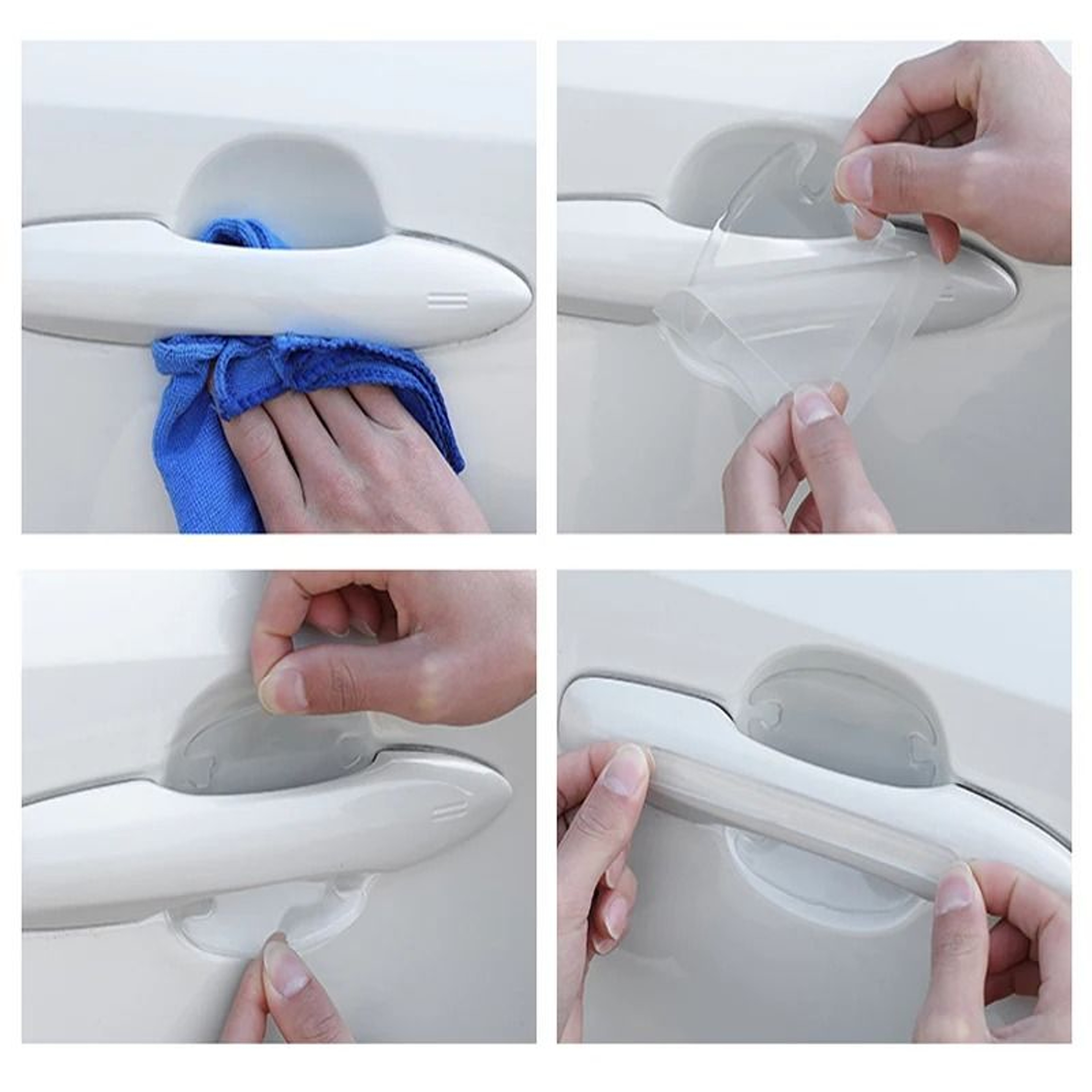 Invisible Car Door Handle Protector Transparent Scratch Guard Stickers 6