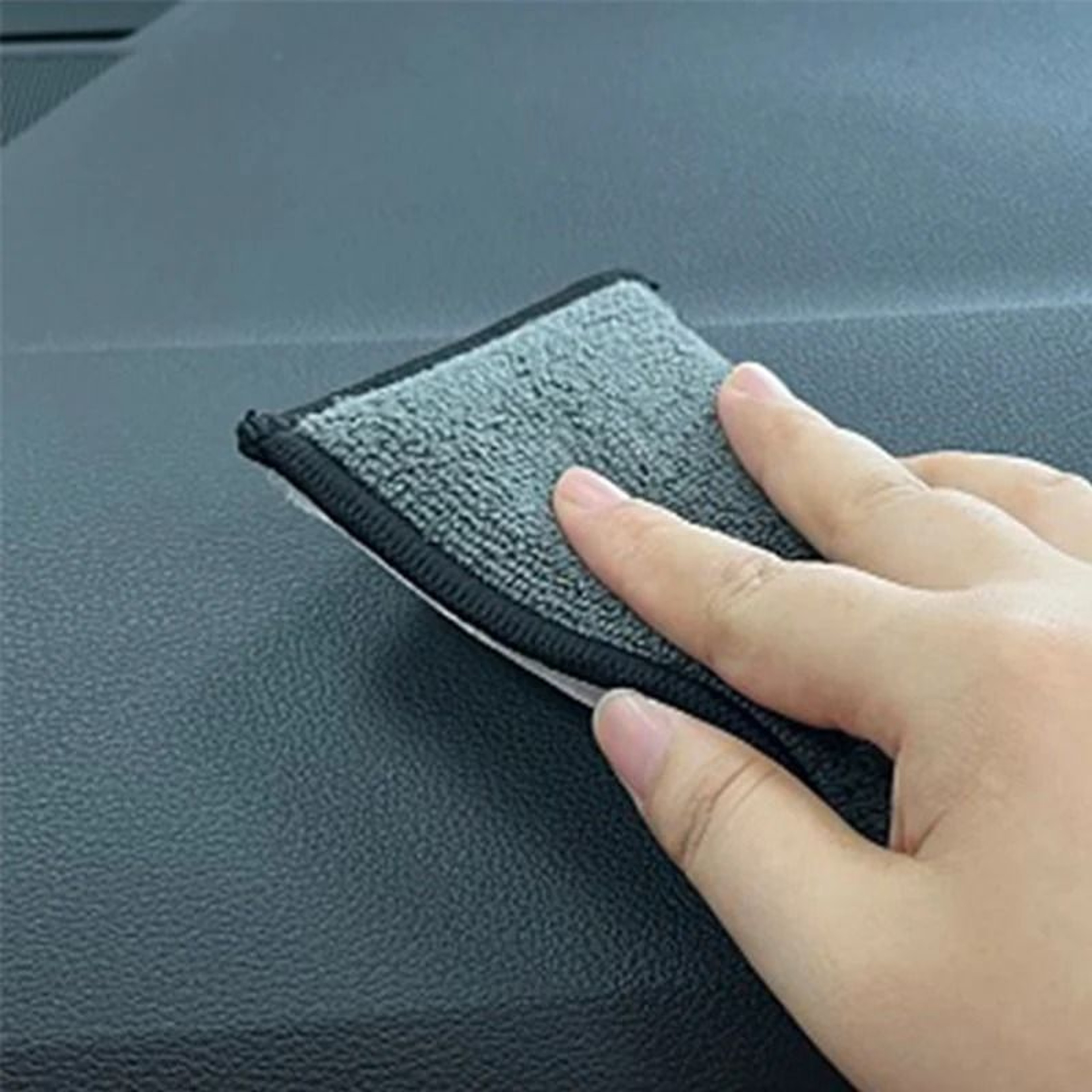 Microfiber Car Wash Pads Soft Absorbent Interior Cleaning Sponges 6 Pack 0