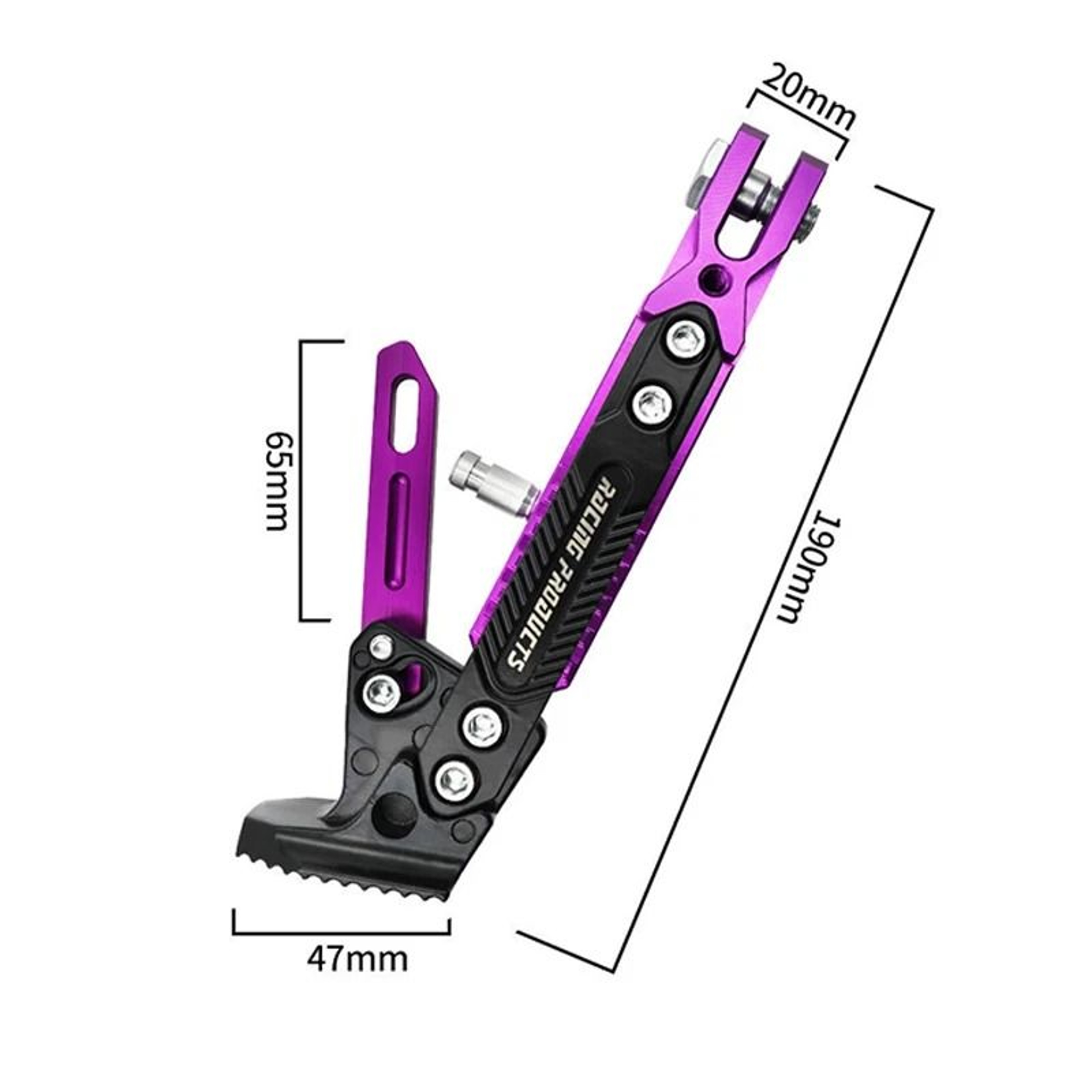 Adjustable Motorcycle Kickstand Side Support Stand For Electric And Gas Motorbikes 9