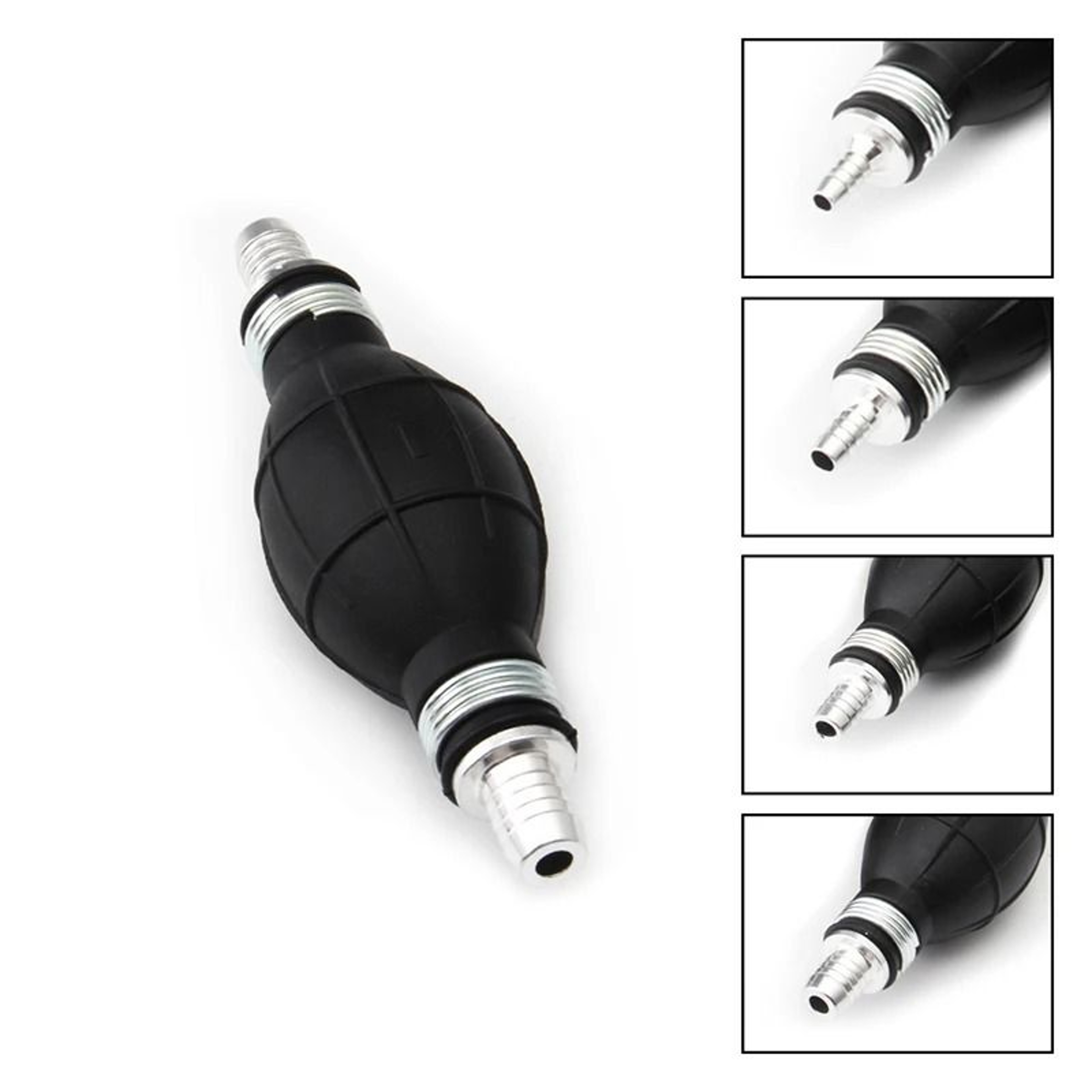 Universal Manual Fuel Transfer Pump Rubber Hand Primer Bulb For Petrol And Diesel 7