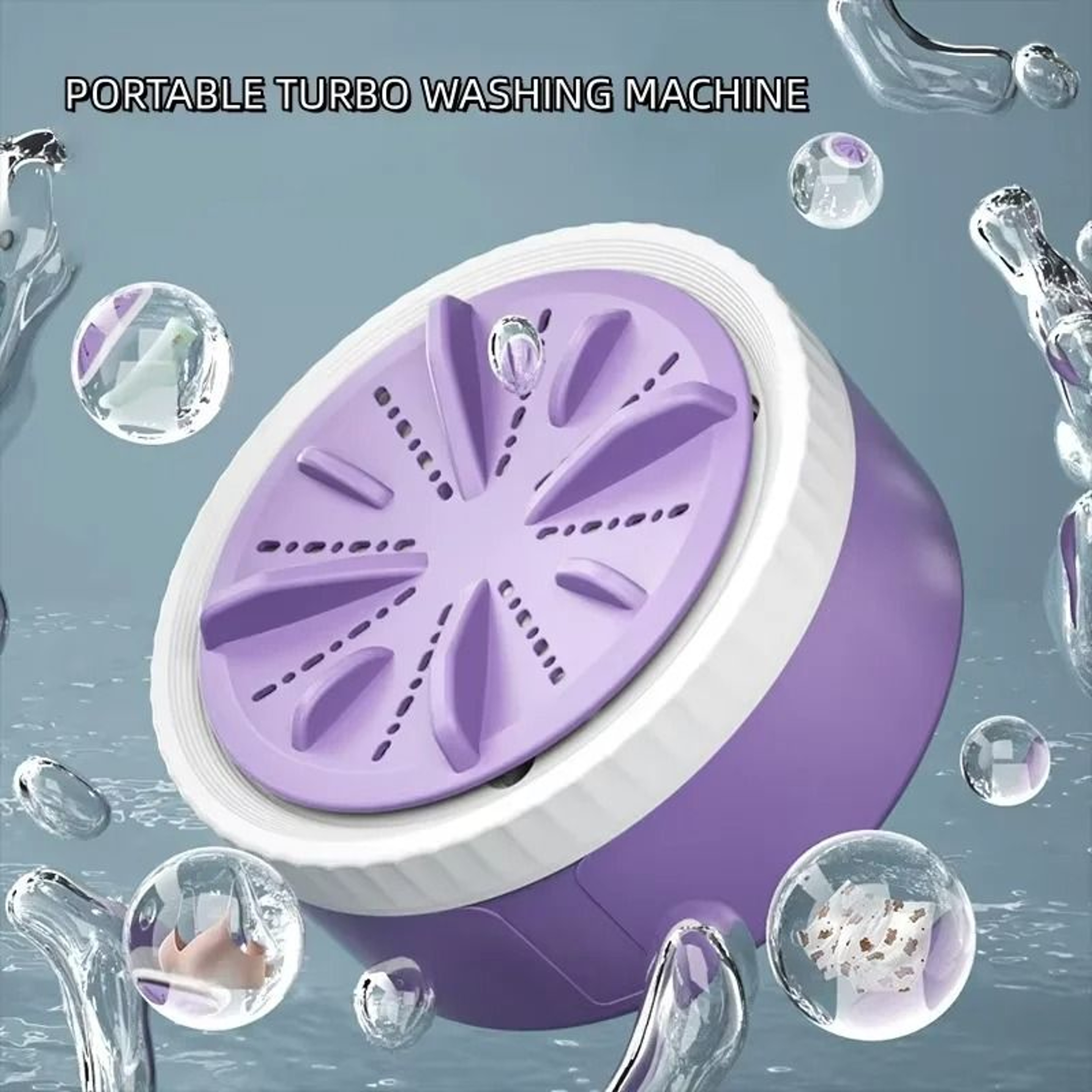 Portable Mini Washing Machine With 3 Gear Timer For Underwear Socks And Baby Clothes 6