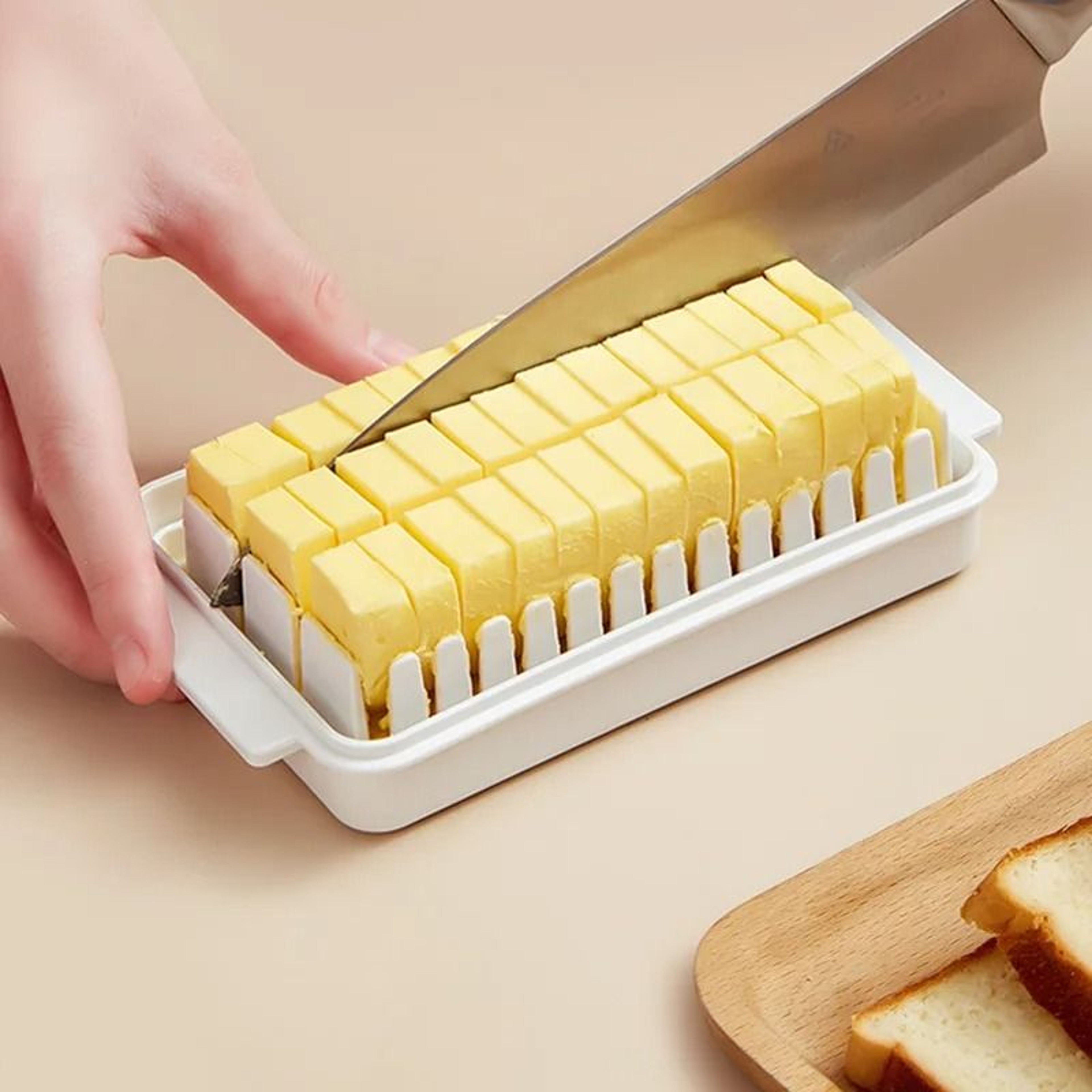 Butter Cutting Storage Box With Slicer For Refrigerator Organization 9