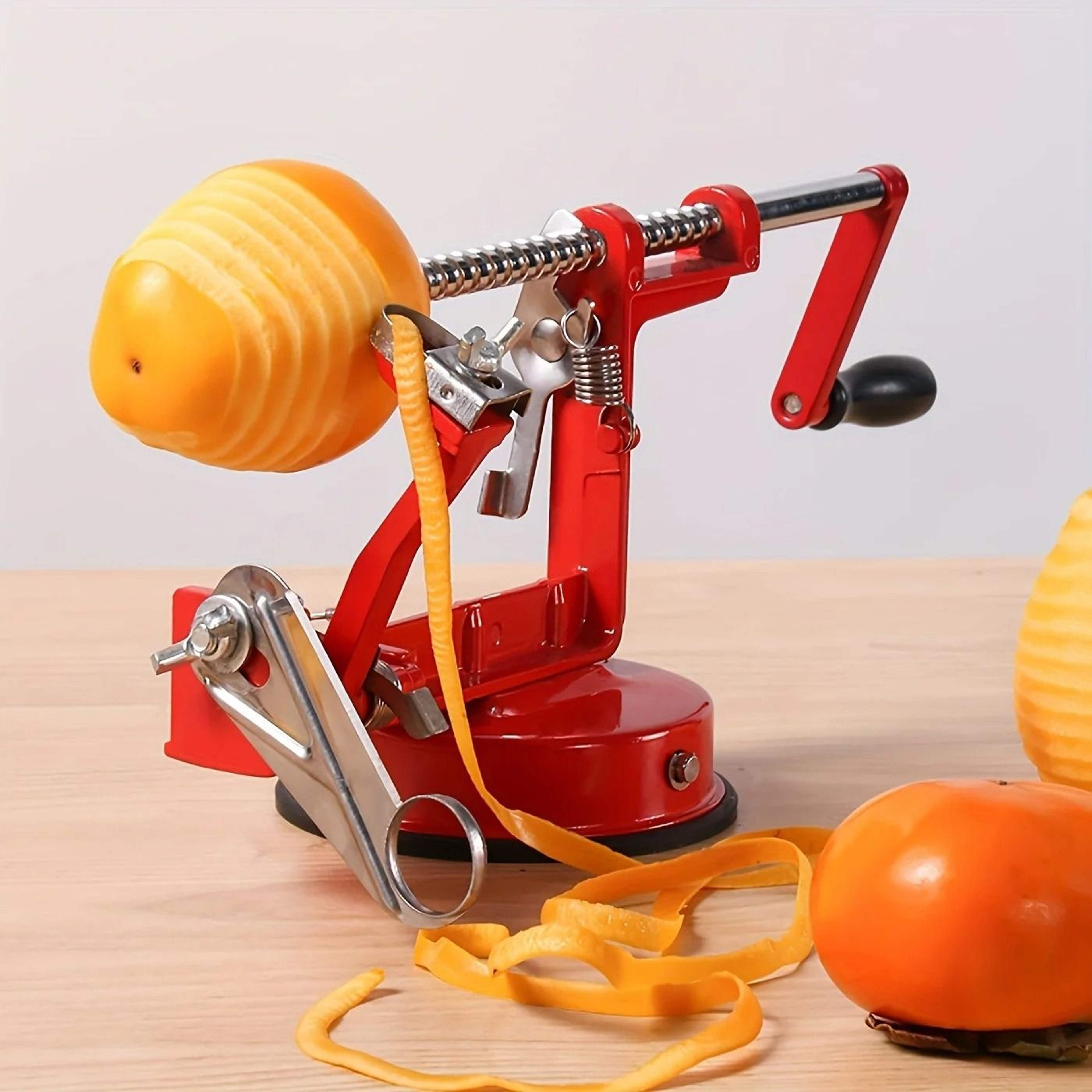 Manual 3 In 1 Apple Peeler Cranker For Fruit And Potato Prep 0