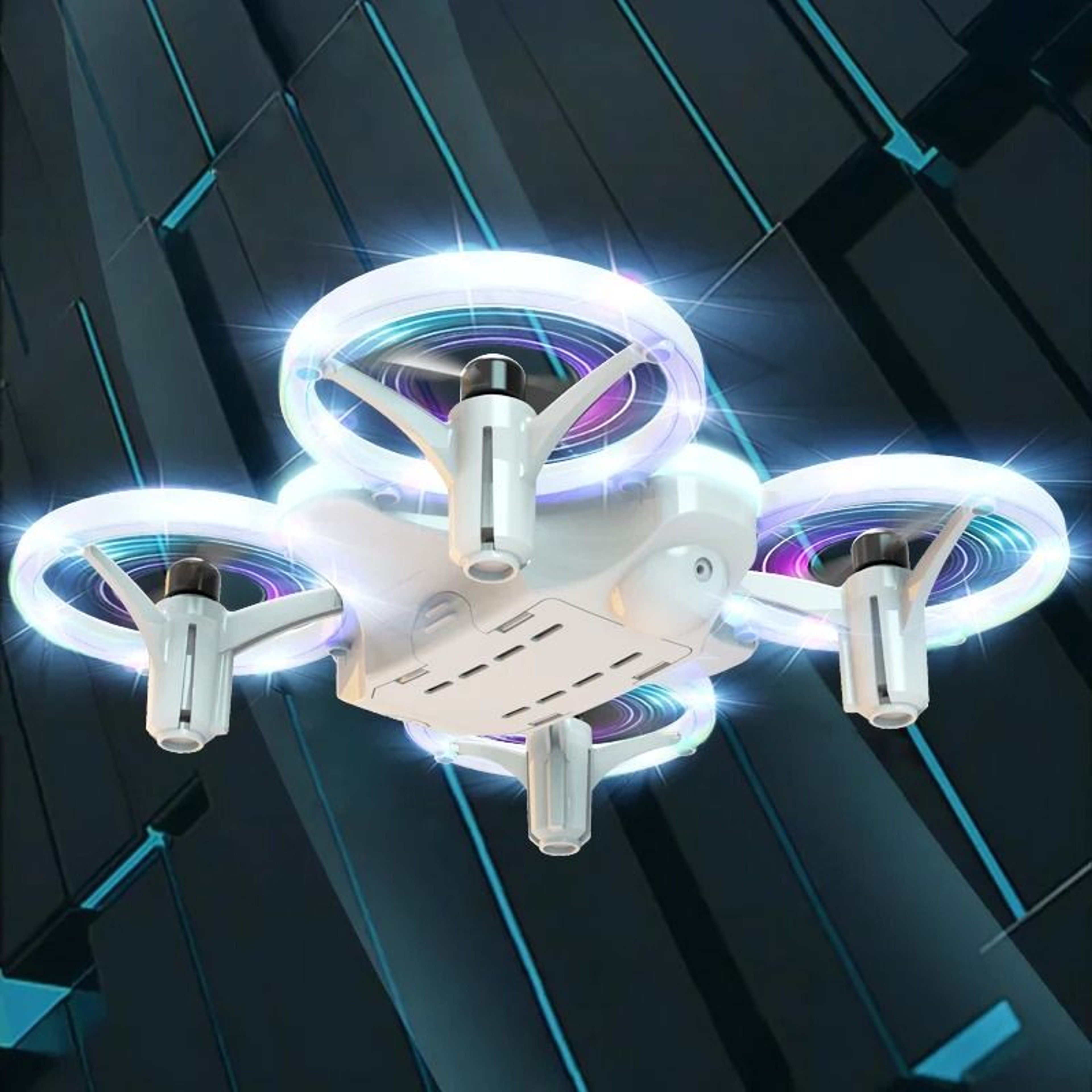 Mini RC Quadcopter With Headless Mode Fixed Height And LED Lights 6