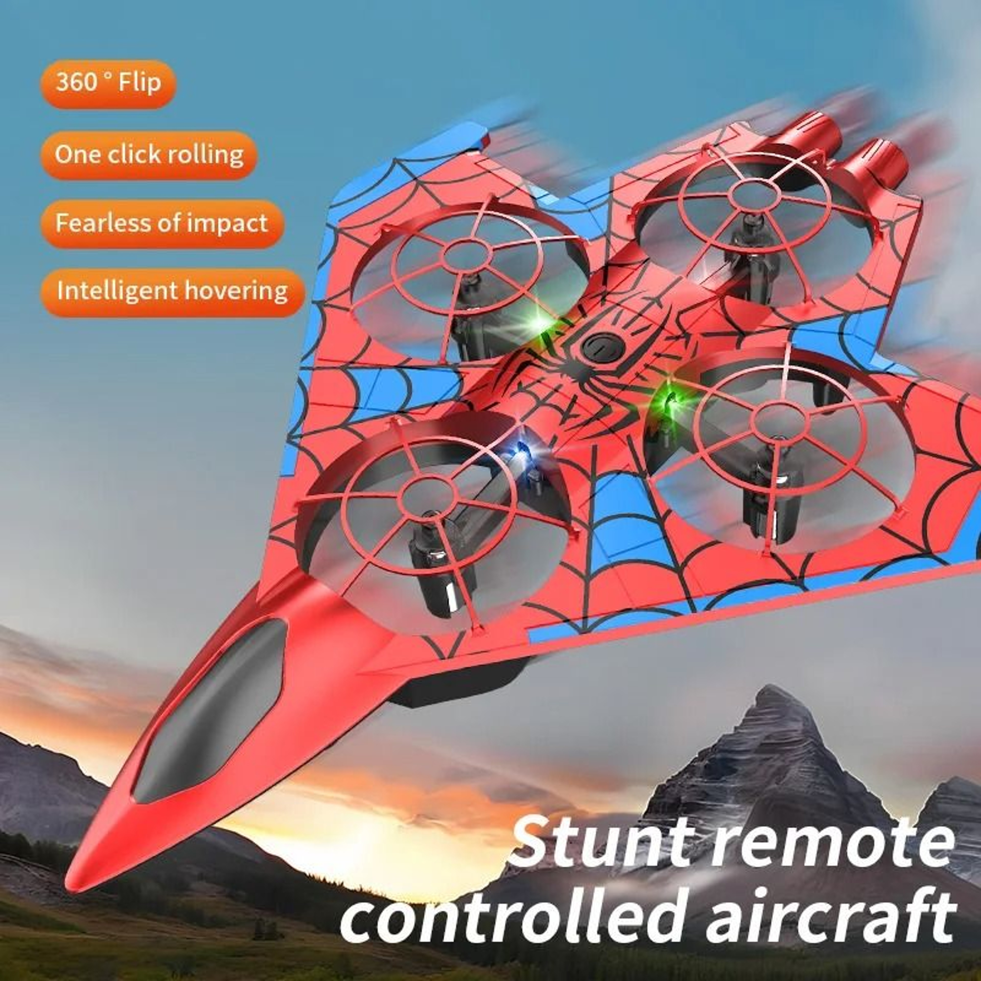 S12 Stunt Remote Control Aircraft Four Axis Fighter Drone 5