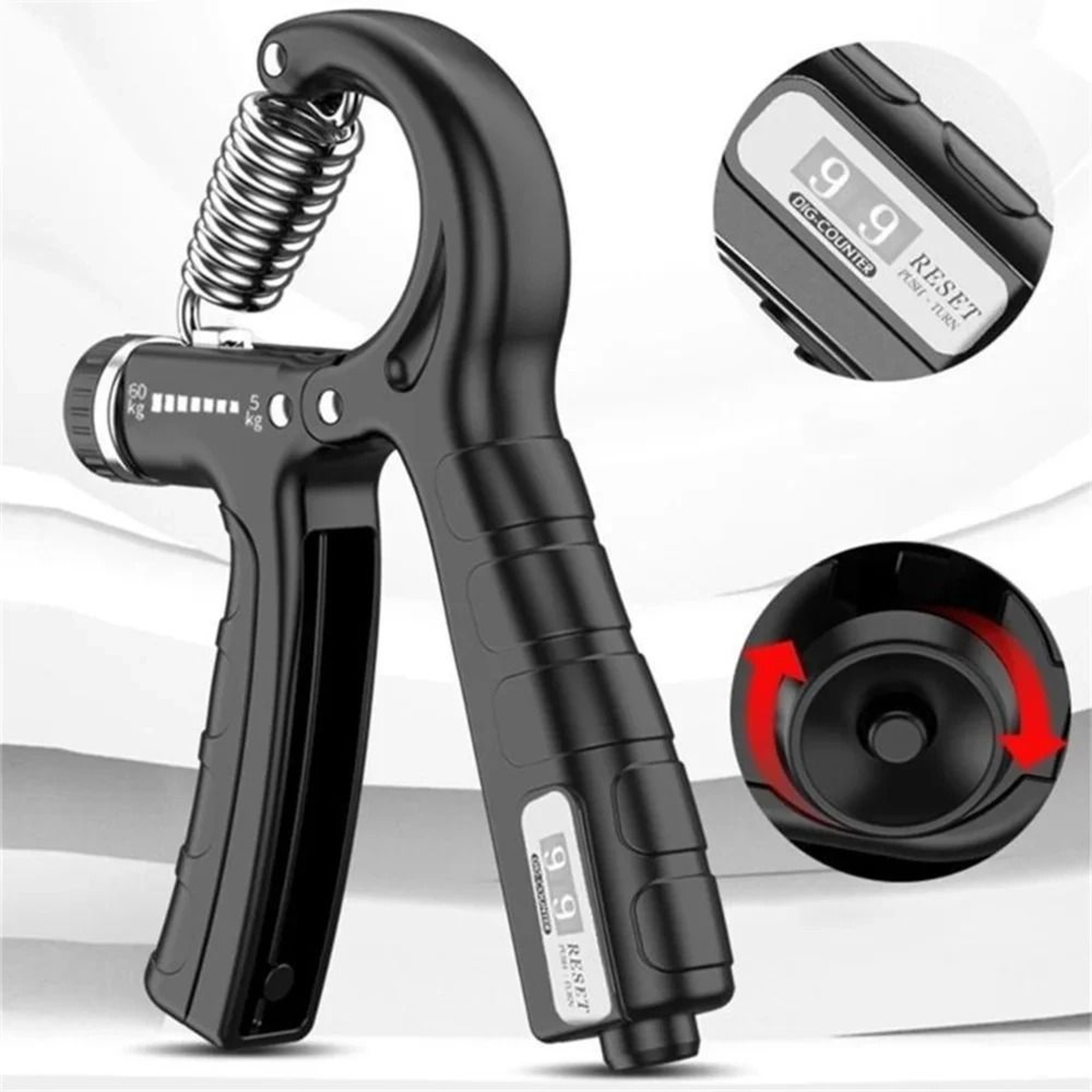 Adjustable Grip Strength Trainer Hand And Forearm Exerciser 0