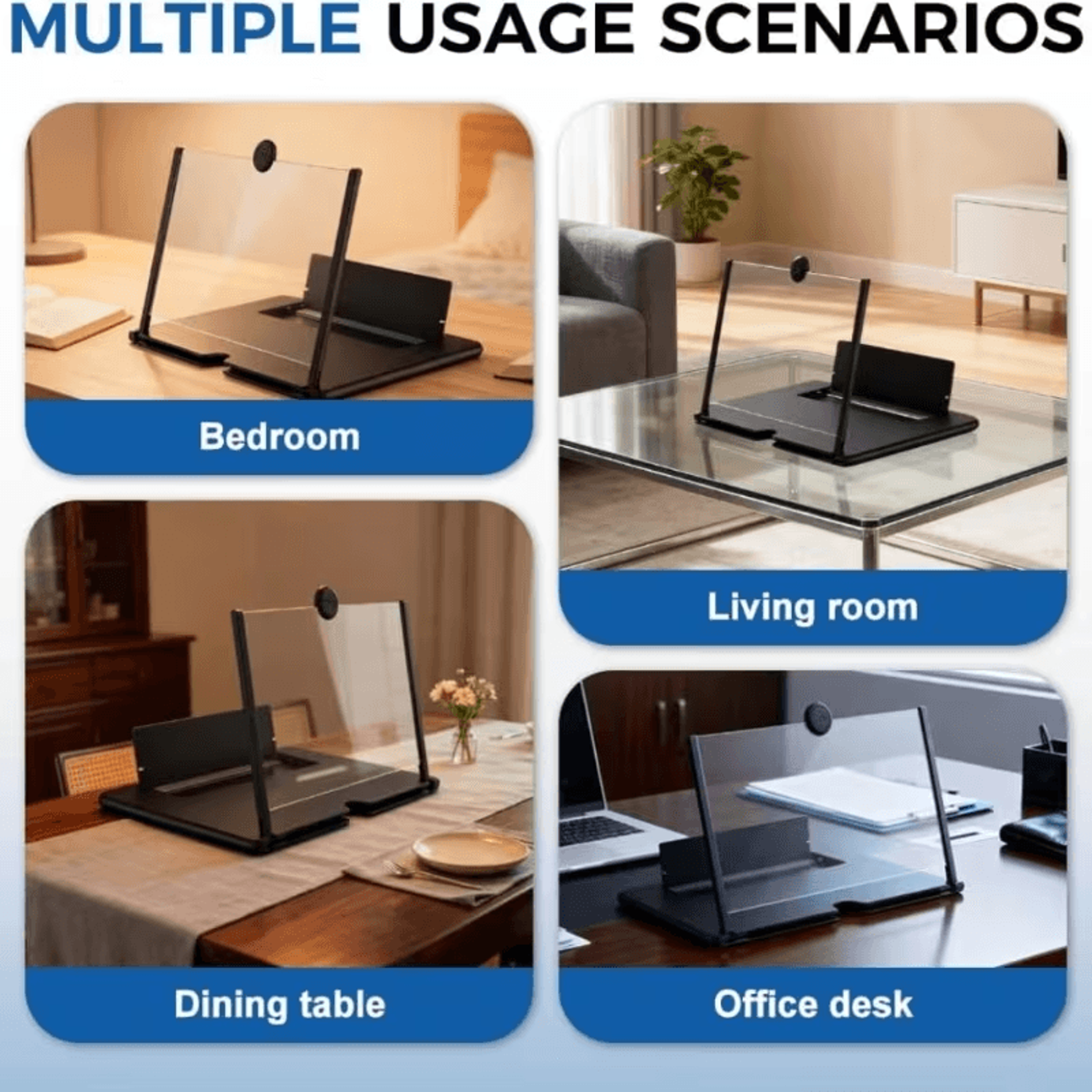 mobile phone movie screen enlarger for bedside watching