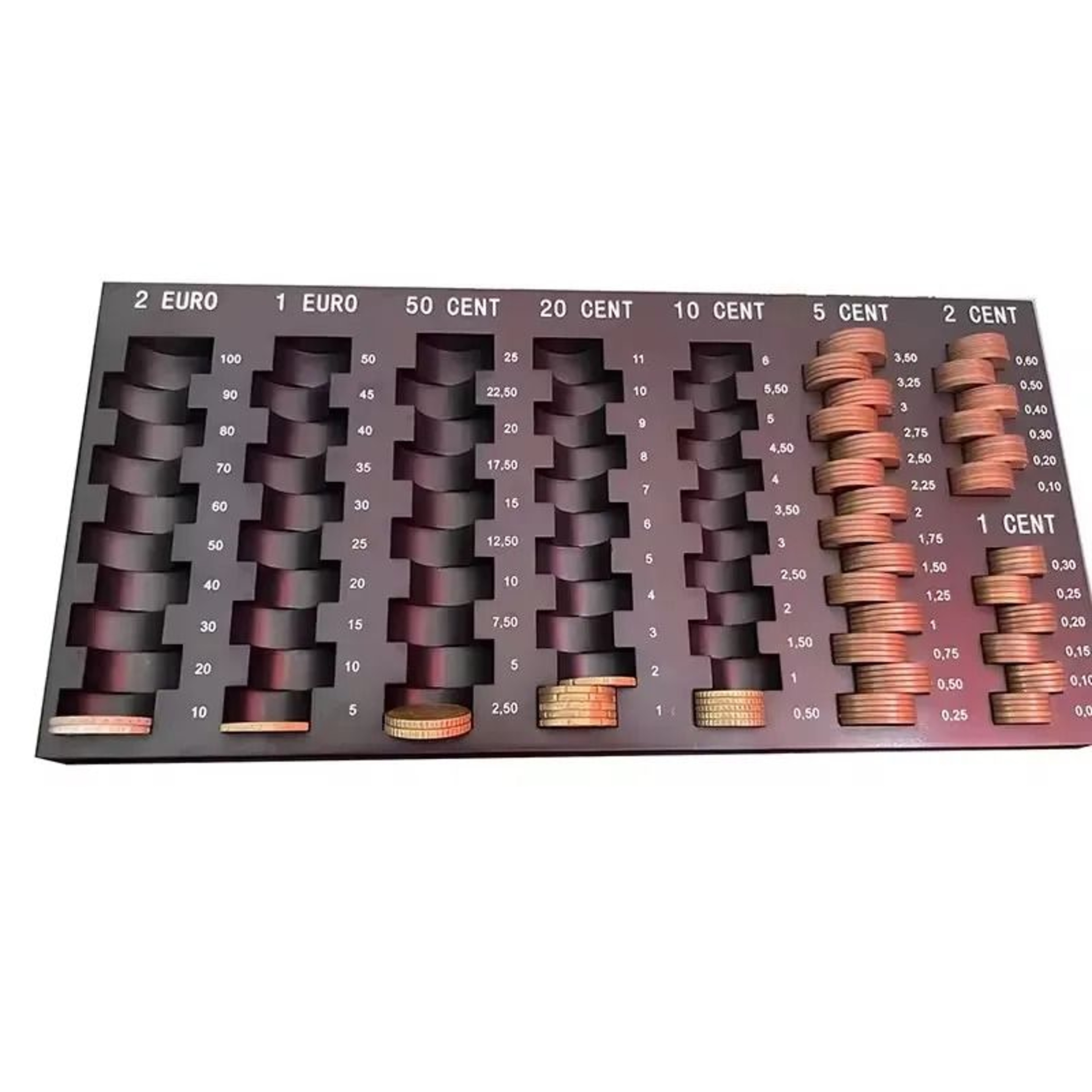 Universal Coin Dispenser Organizer Box Portable Pocket Coin Tray 2