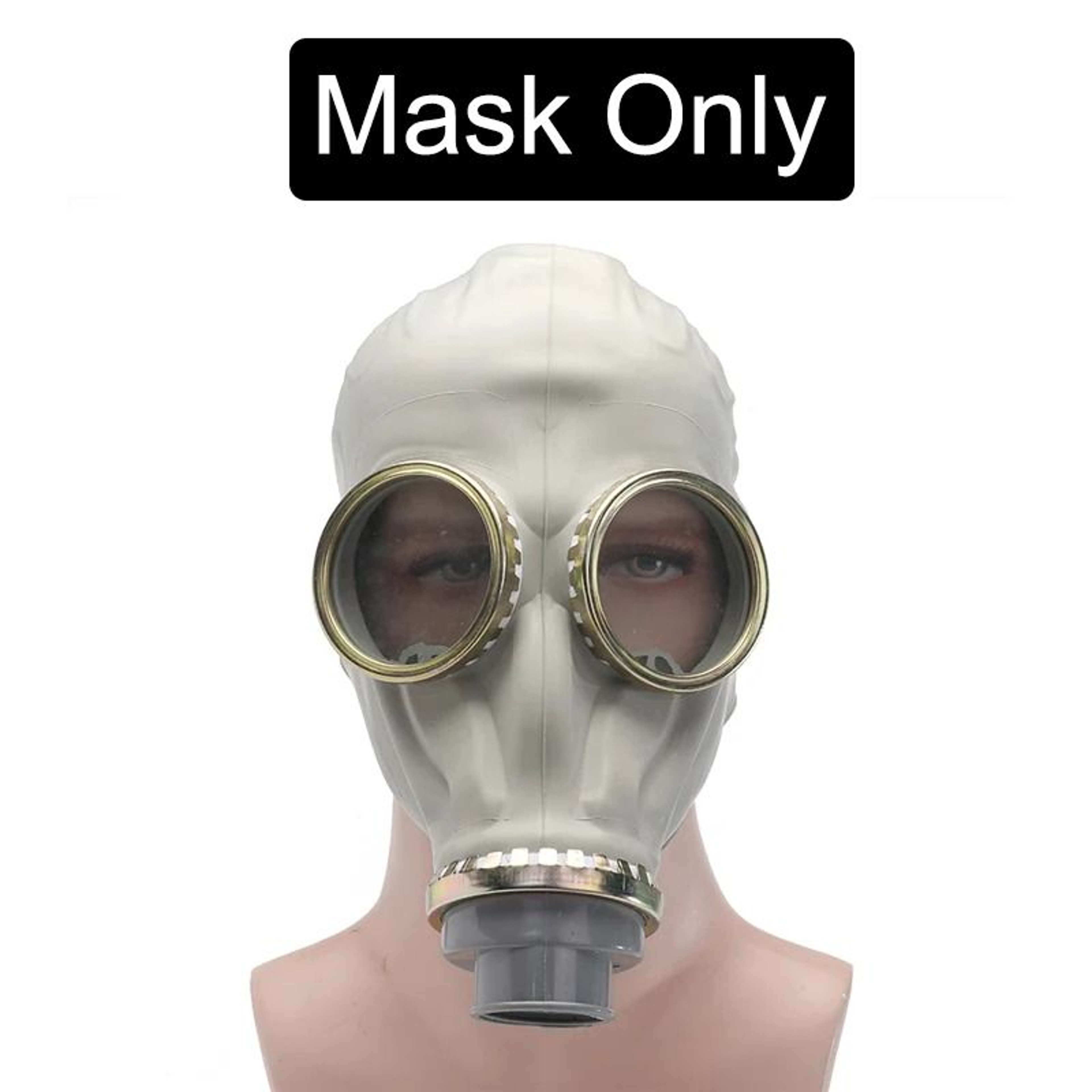 Full Face Gas Mask Respirator With RD40 Filter Port For Chemical Protection 2