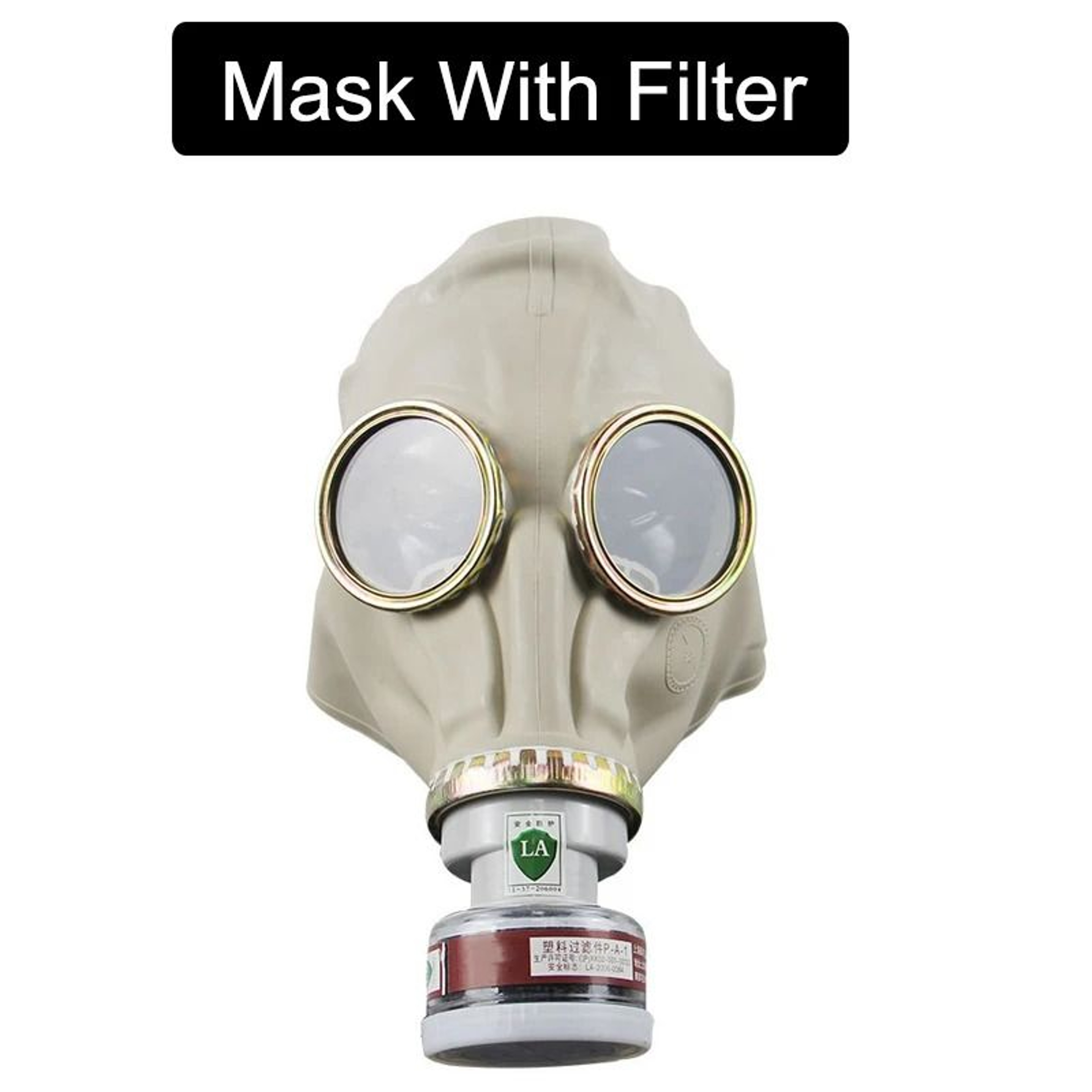 Full Face Gas Mask Respirator With RD40 Filter Port For Chemical Protection 3
