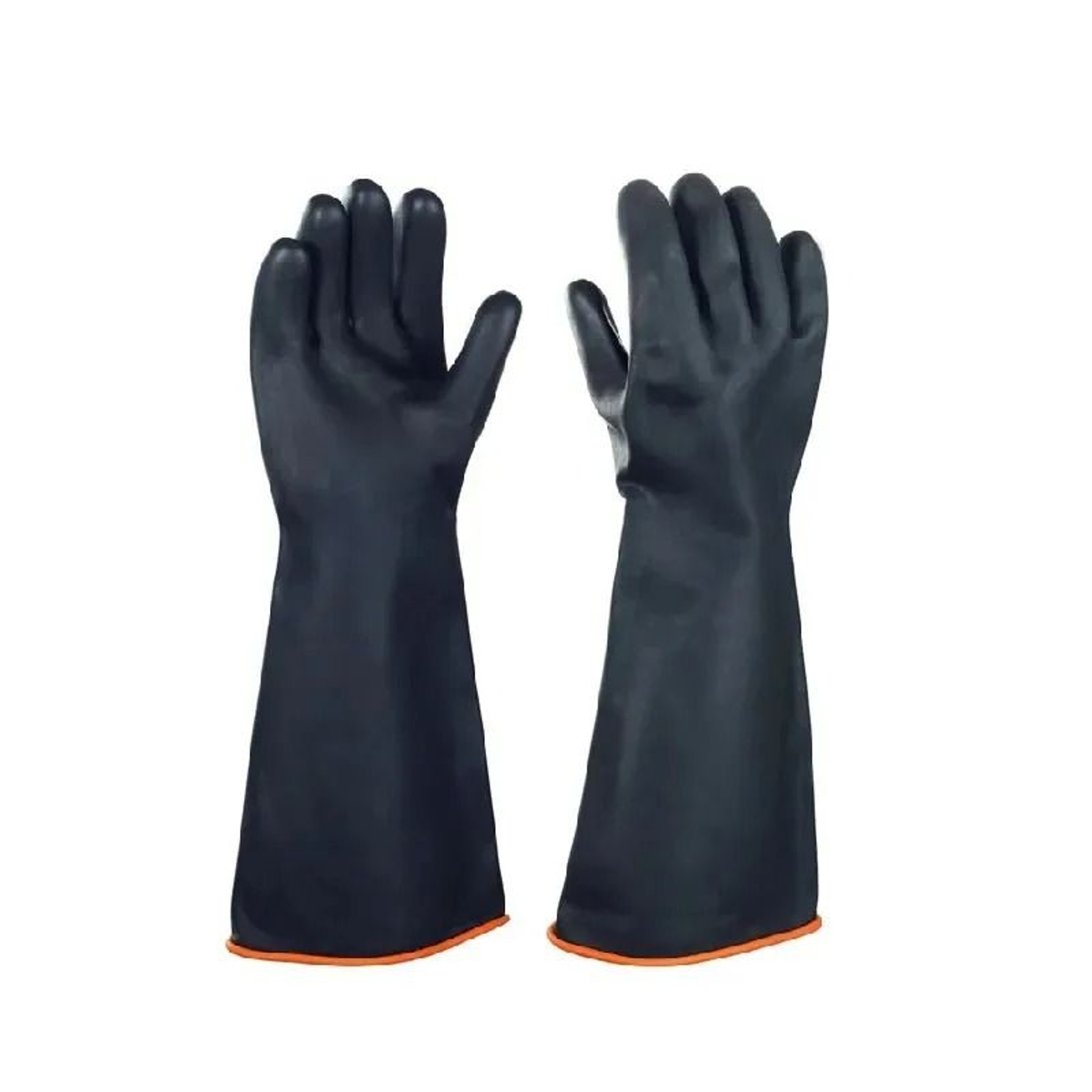 Heavy Duty Chemical Resistant Latex Work Gloves Acid Alkali Oil Protection 8