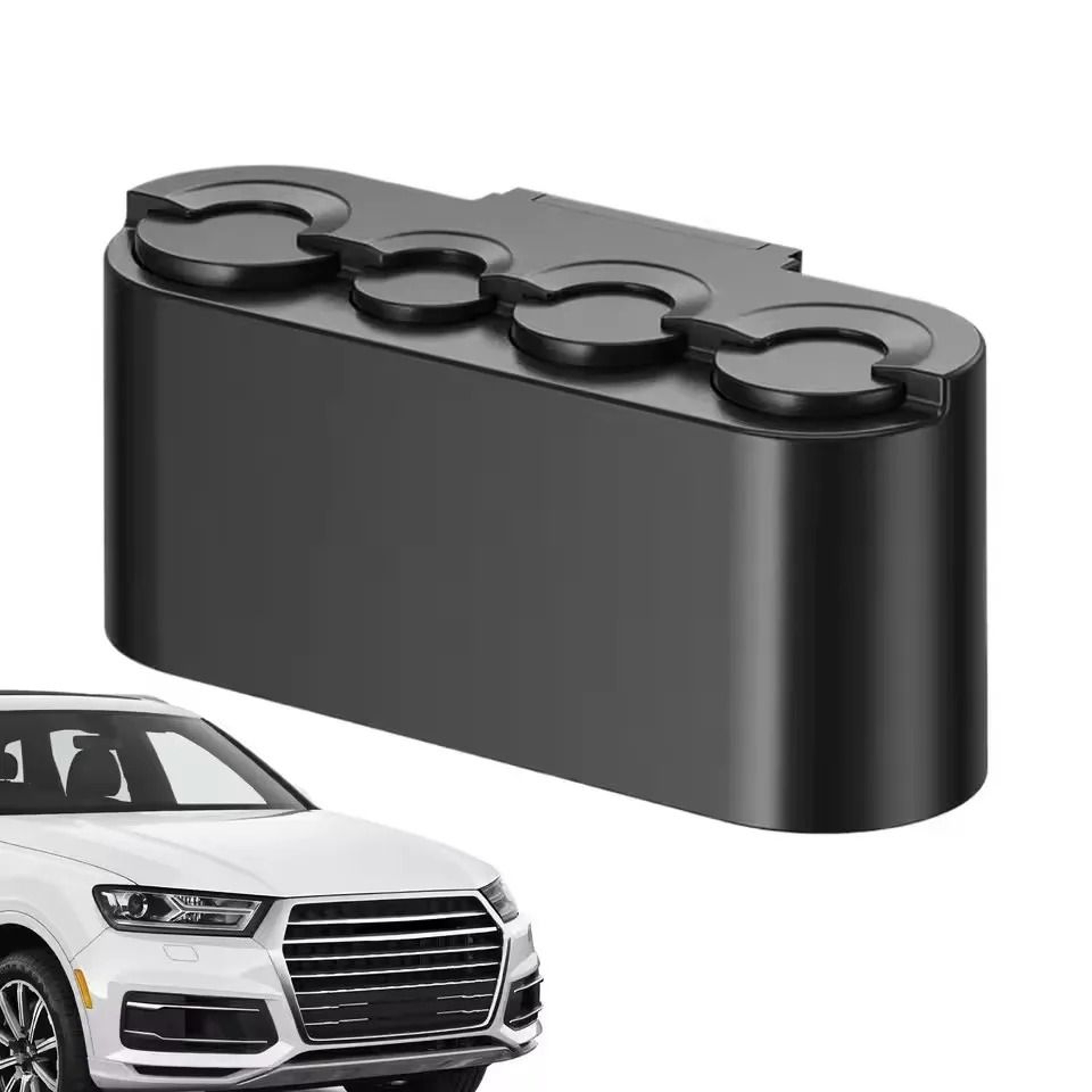 Large Capacity Car Coin Organizer With Removable Four Slot Coin Clips 5