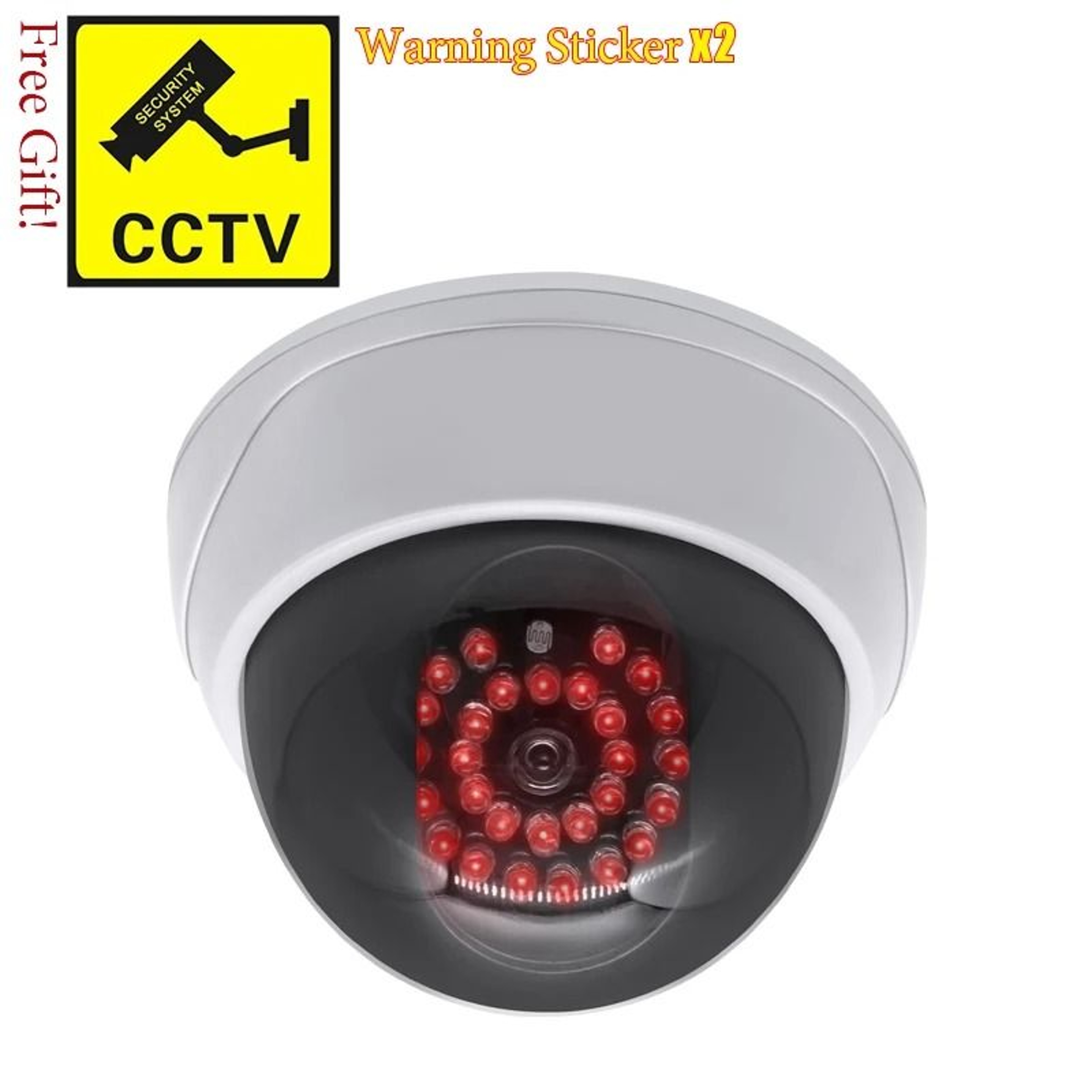 Dummy Dome CCTV Camera With IR LED Night Vision Simulation 7