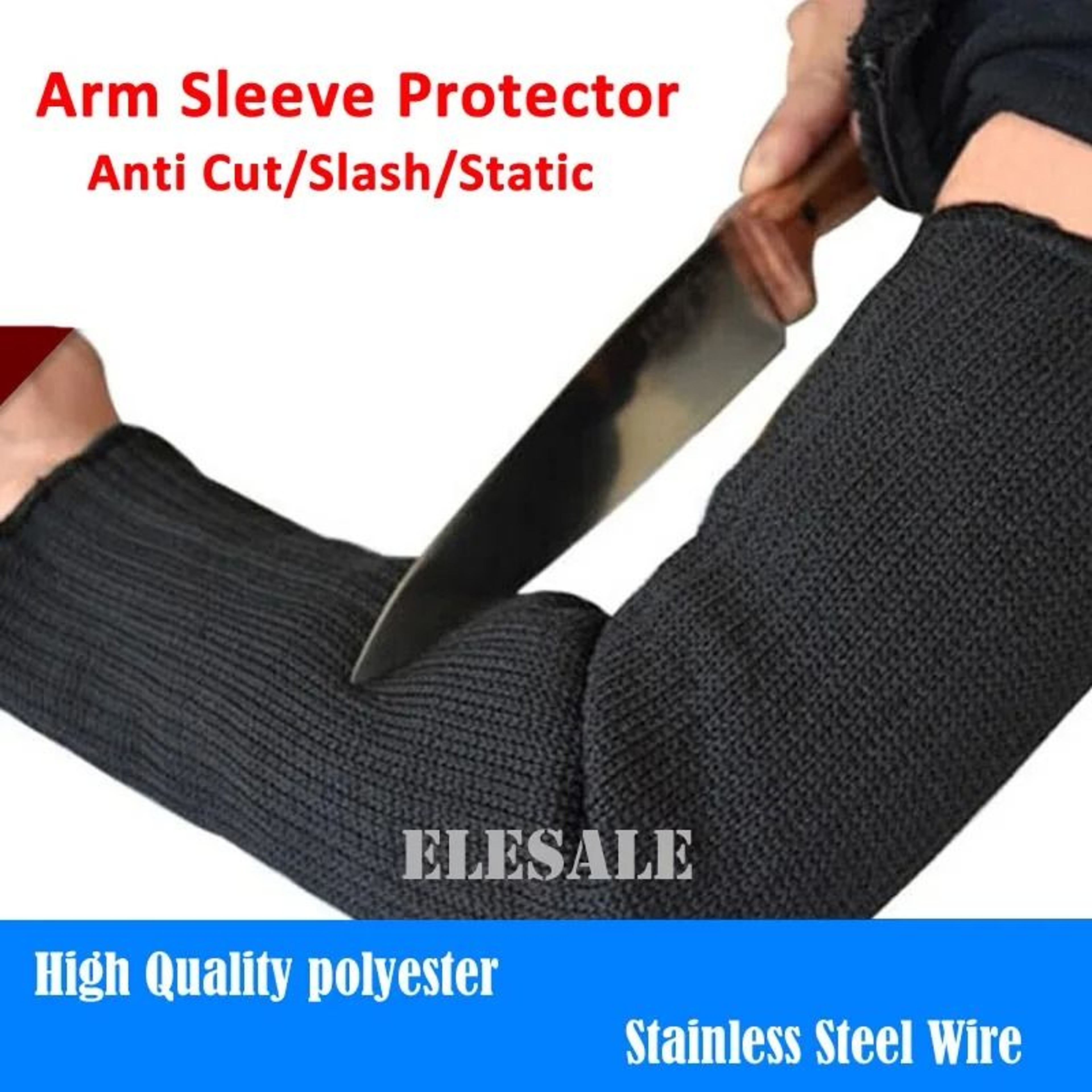 Cut Resistant Arm Sleeves With Stainless Steel Protection 5