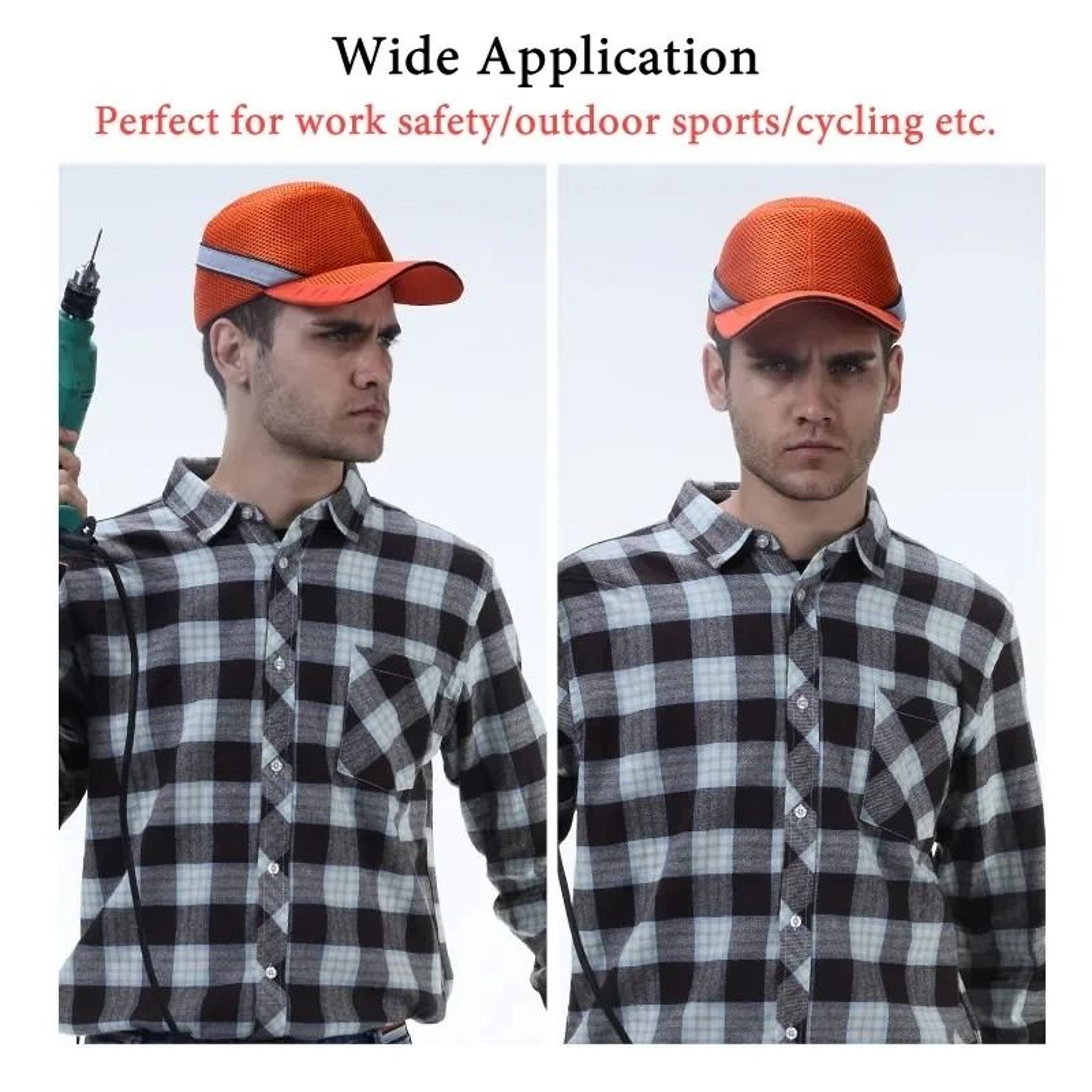 Hi Viz Mesh Bump Cap Baseball Style Safety Helmet 11