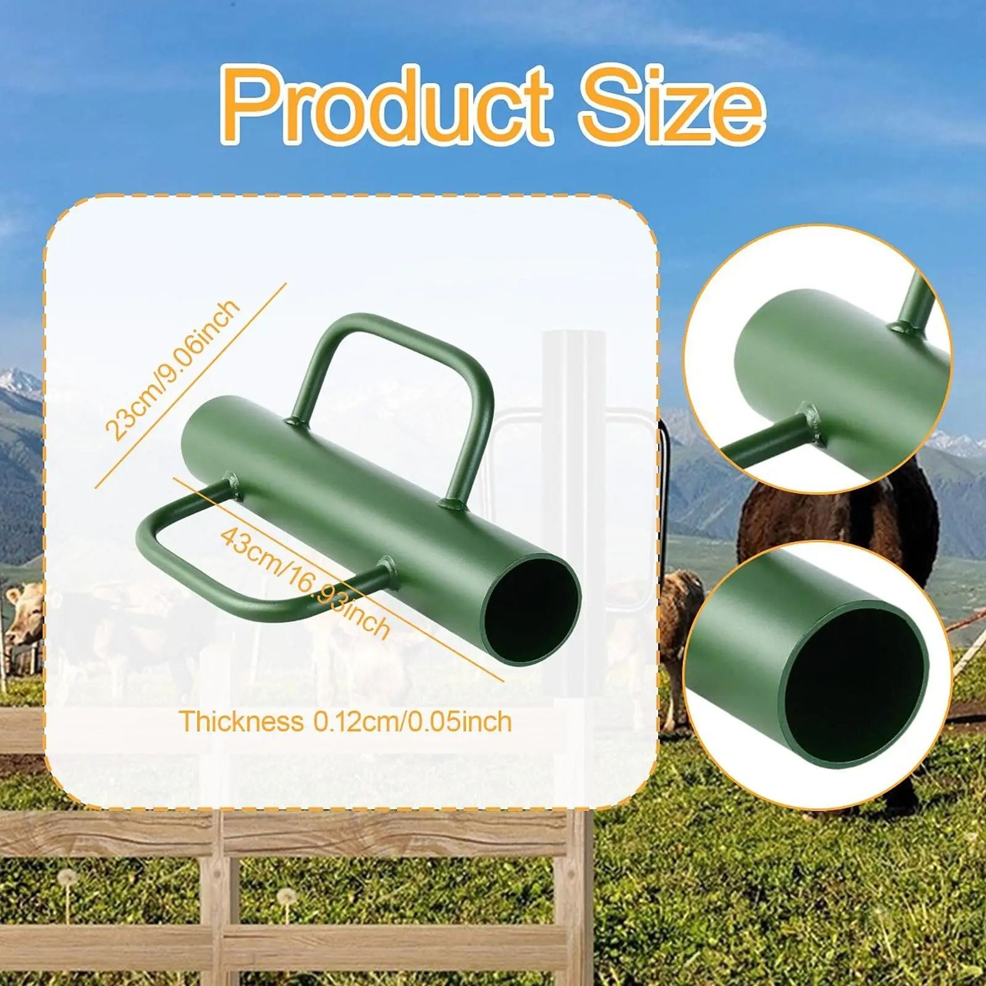 Heavy Duty Fence Post Driver Metal T Post Pounder For Ranch And Farm Use 2