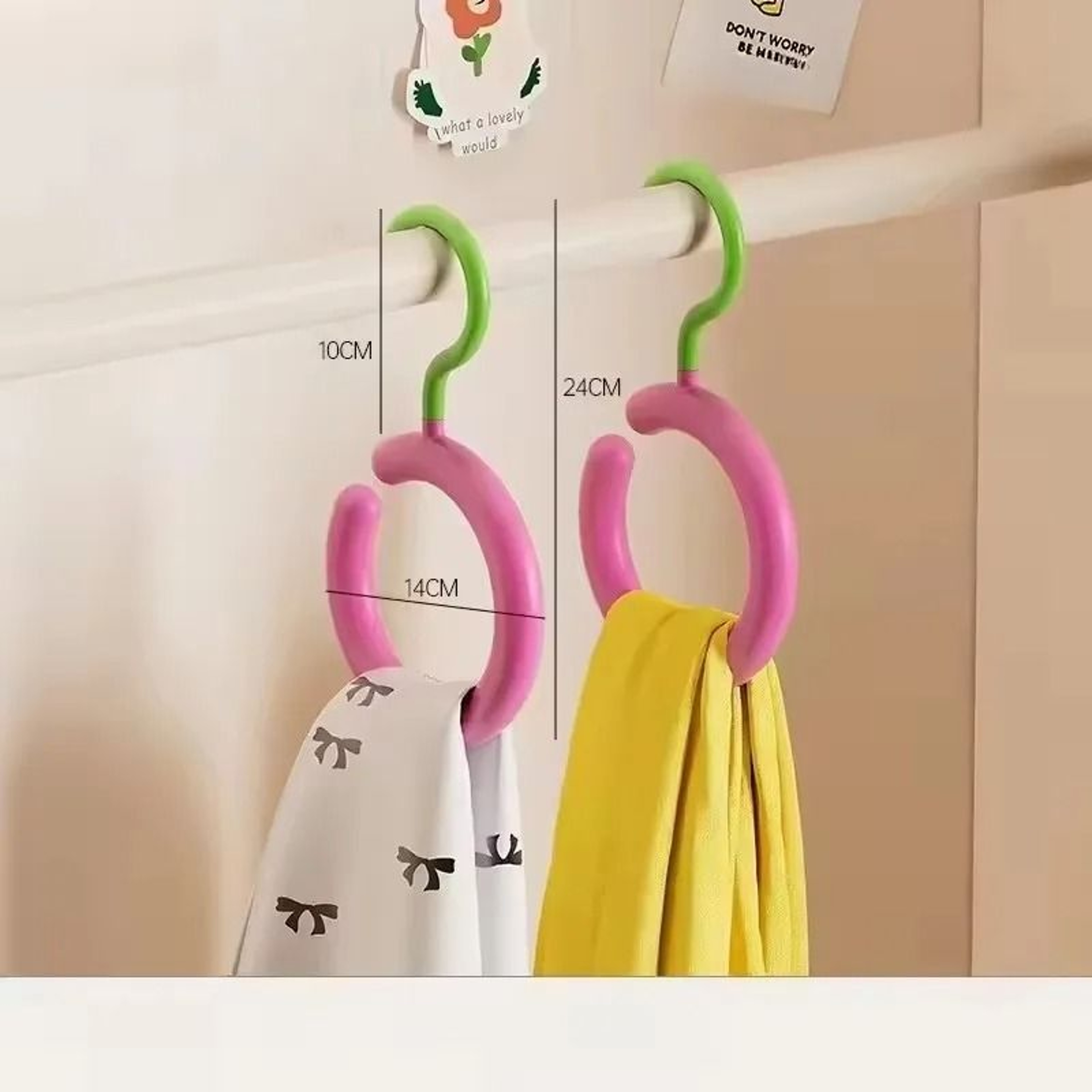 Invisible Multi Function Hat Storage Hanger For Closet Organization 5