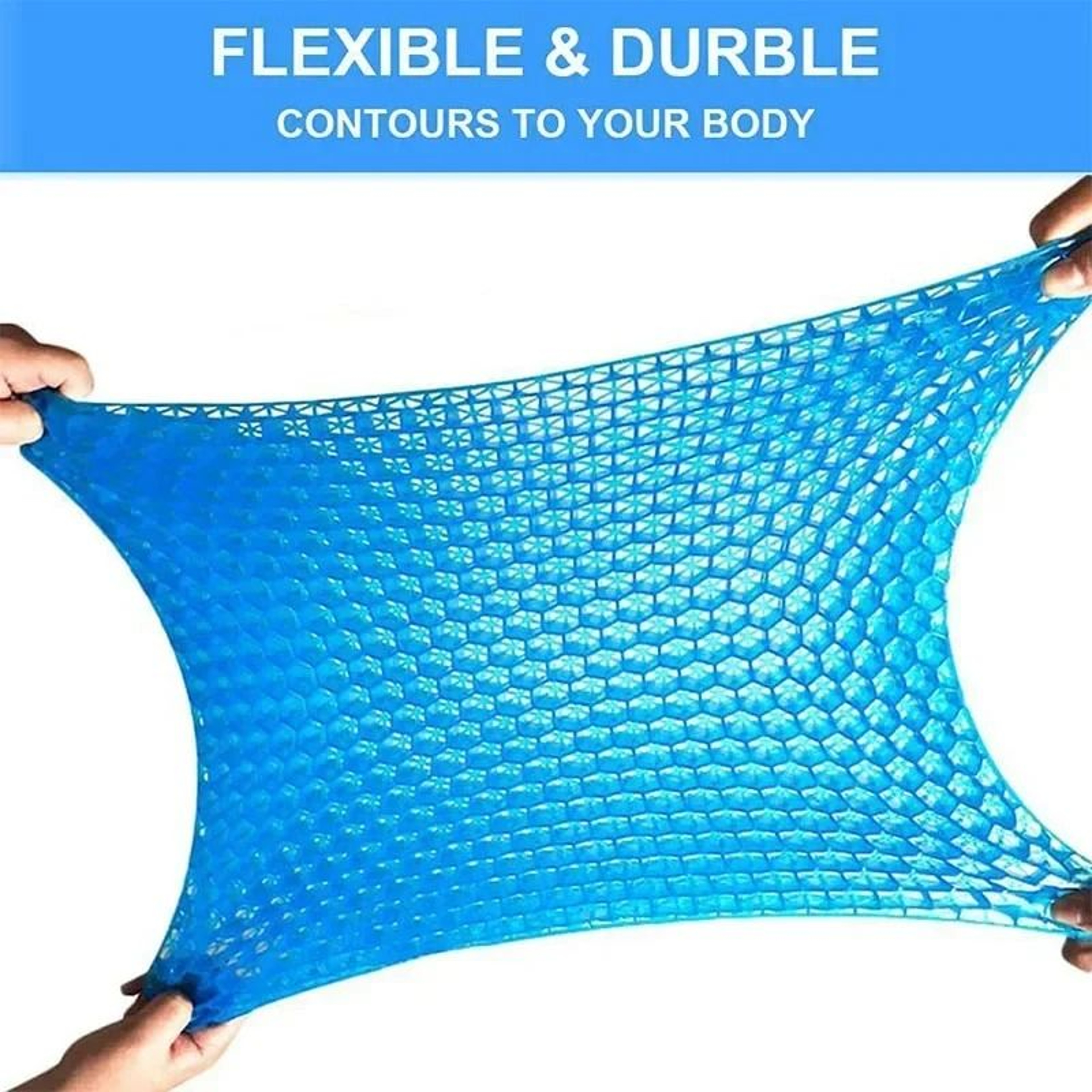 Breathable Gel Seat Cushion For Pressure Relief And Tailbone Support 0