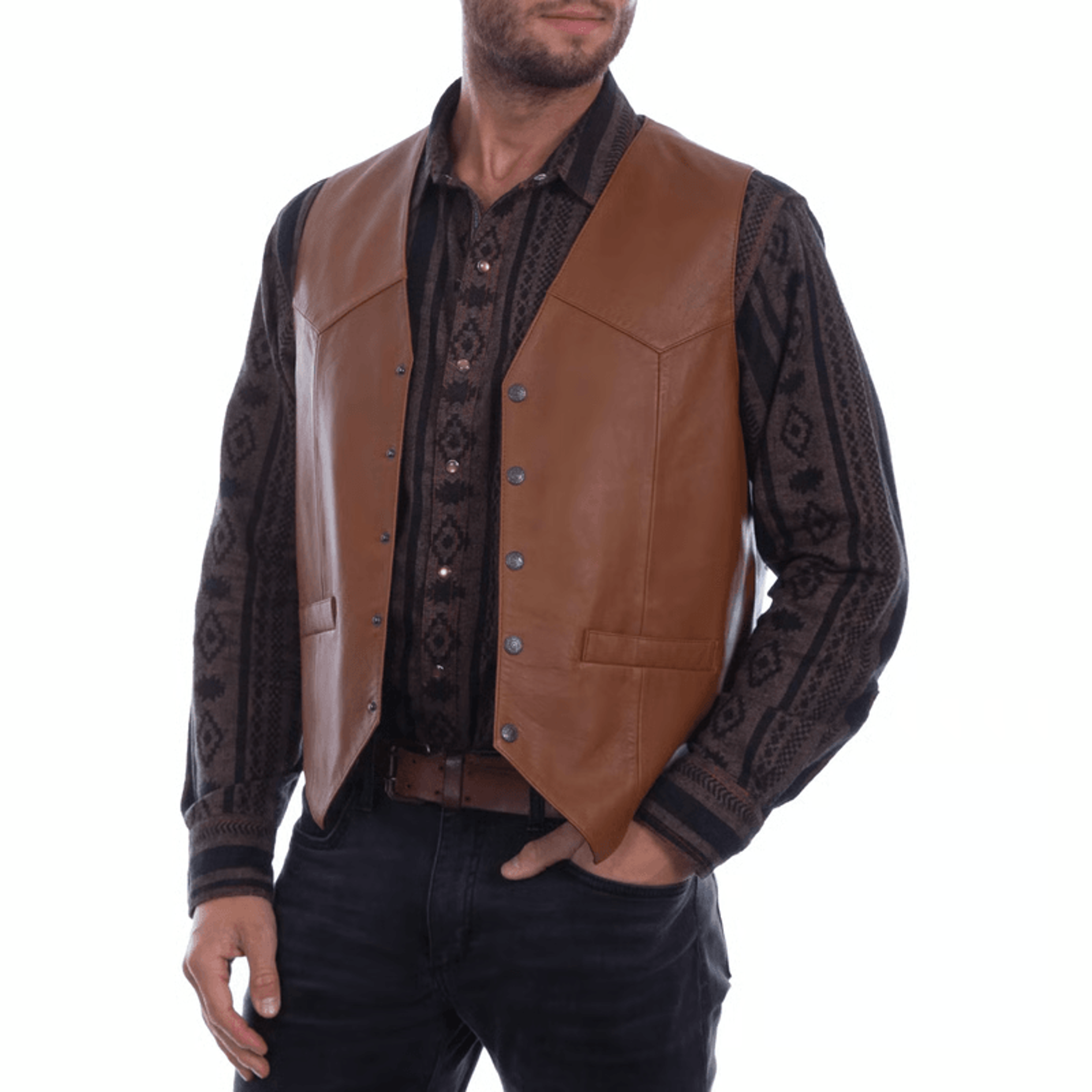 Lightweight motorcycle vest for men