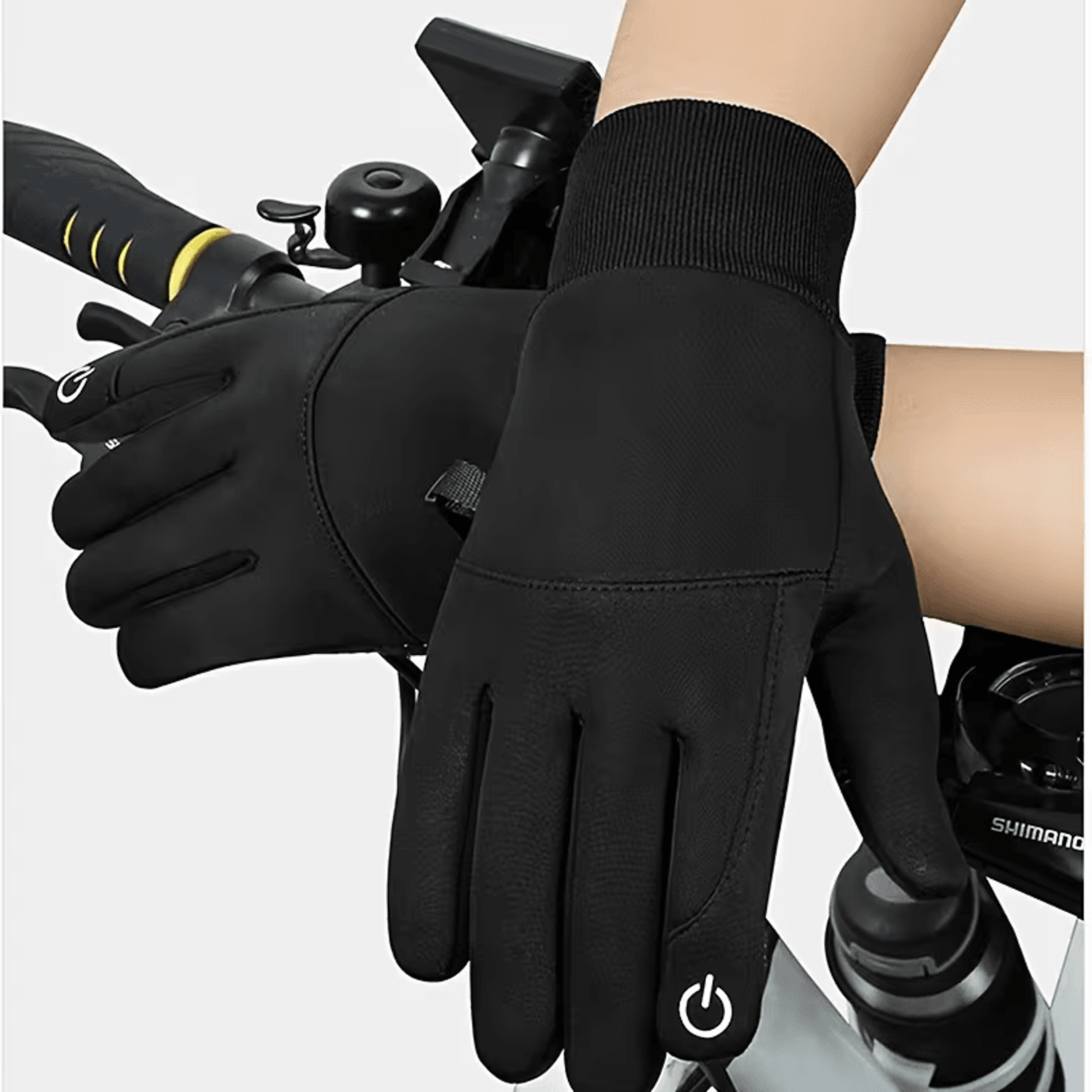 Flipopen winter gloves for hiking in snow