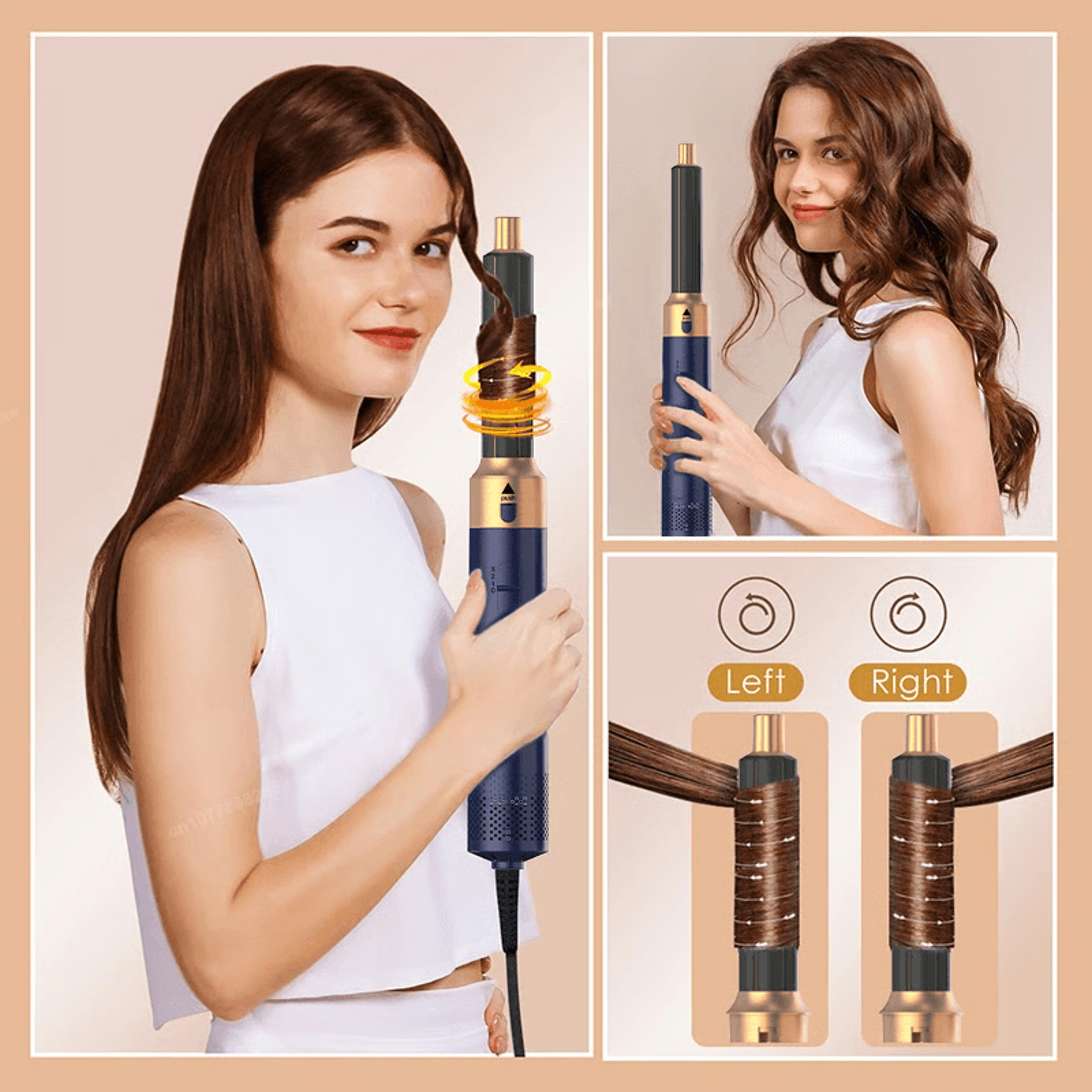 Lightweight ergonomic air styler for easy use