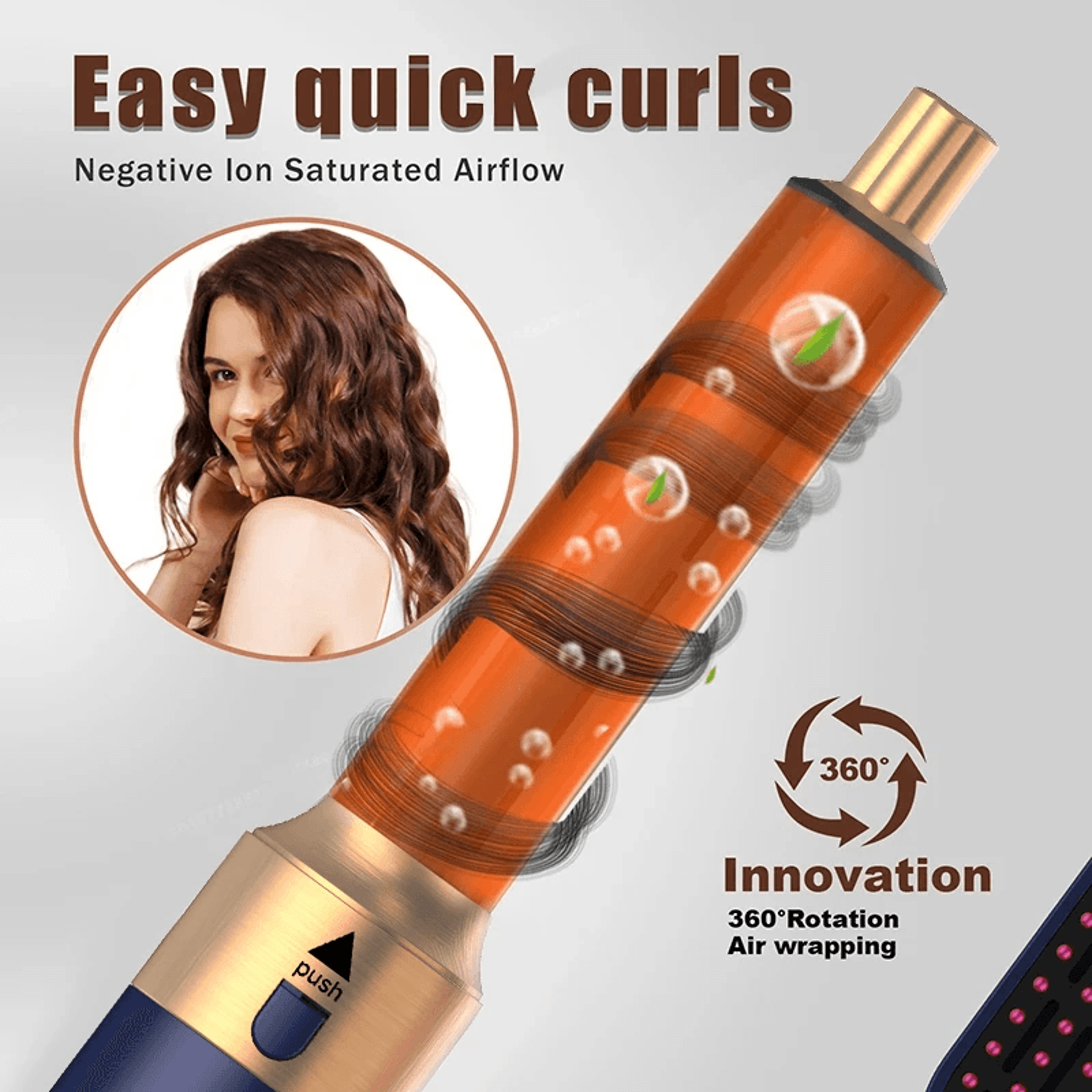 Professional blowout at home with low noise hair tool