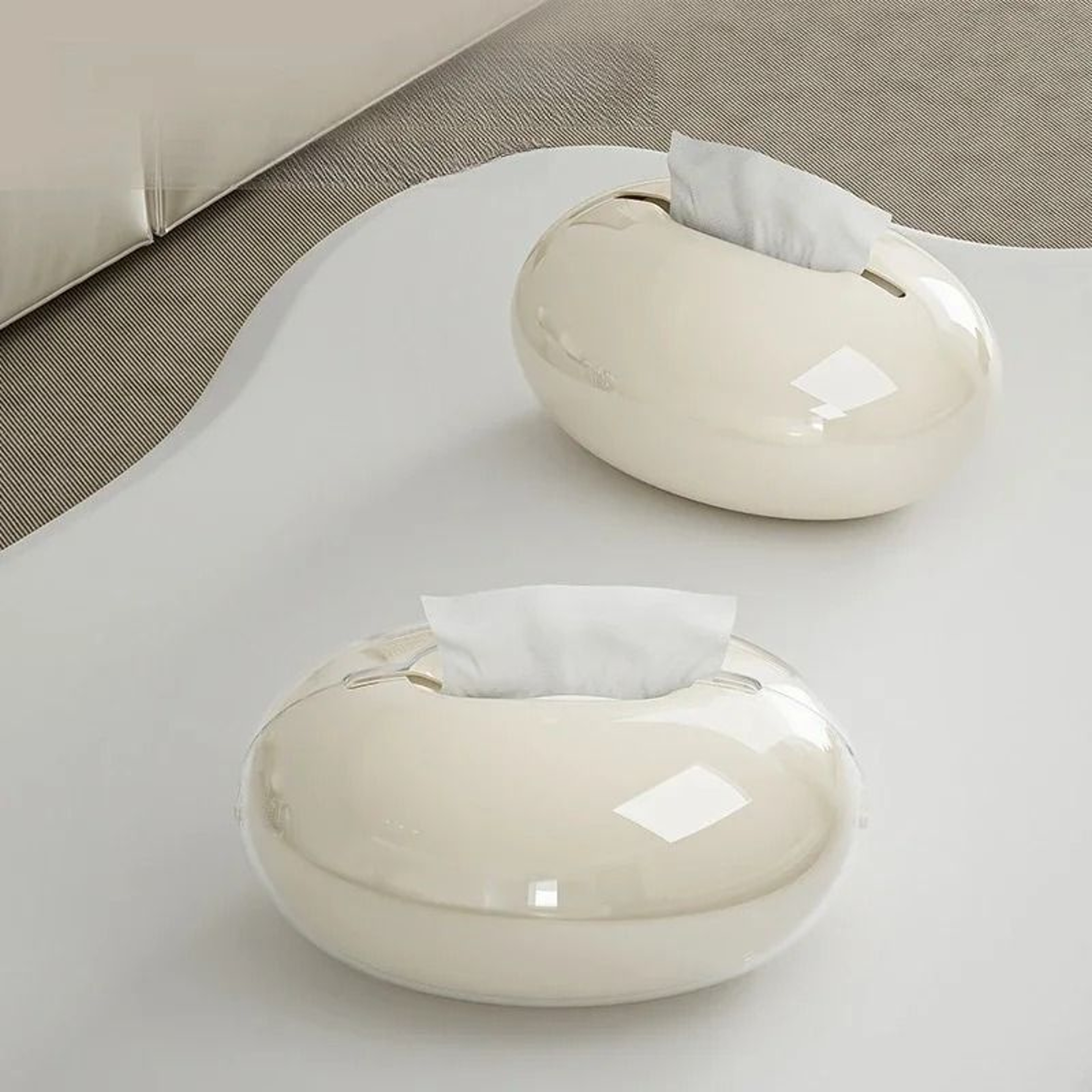 Magnetic Desktop Tissue Box Modern Desk Tissue Holder For Home And Office 9