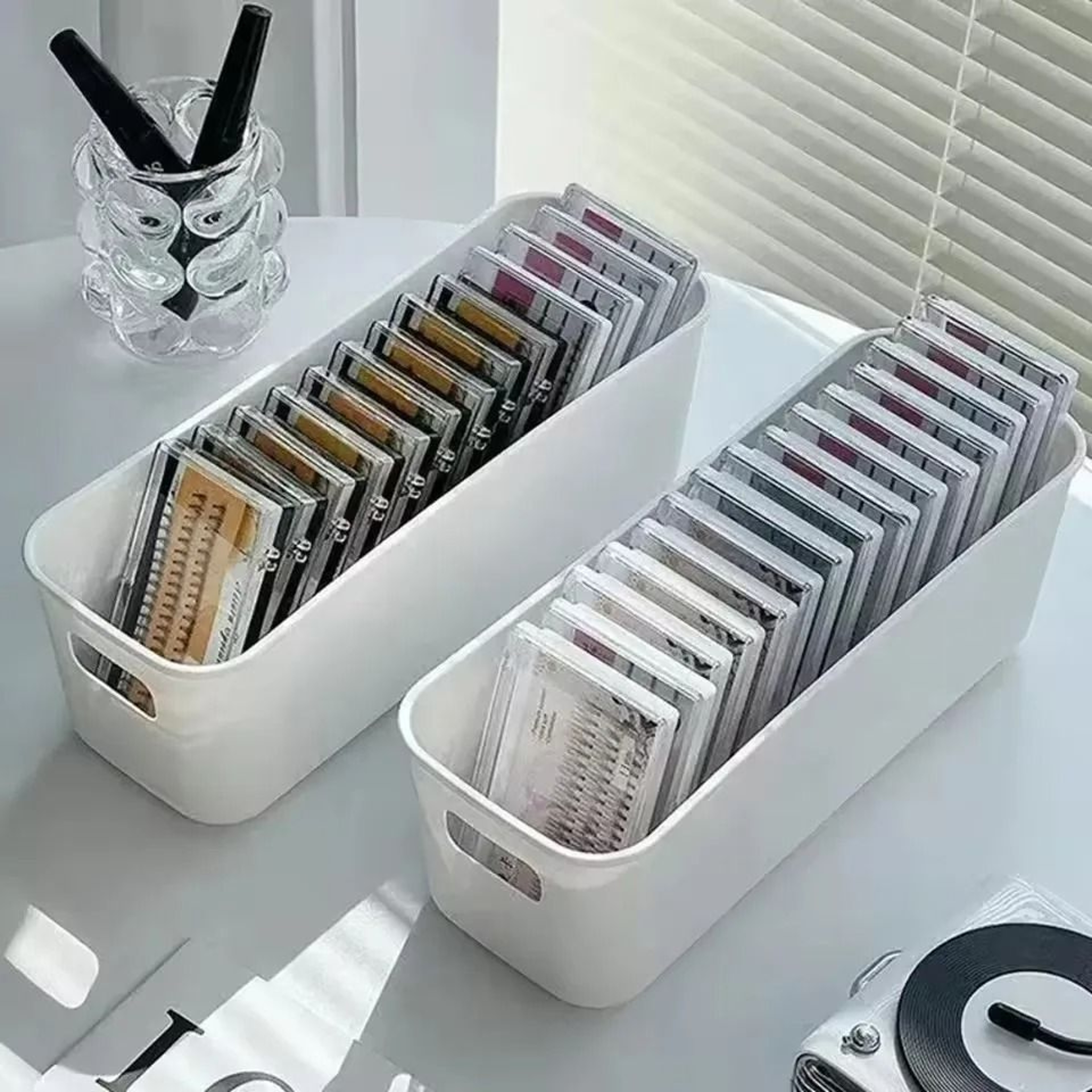 False Eyelash Storage Box Lash Extension Organizer With Makeup Tool Case 5