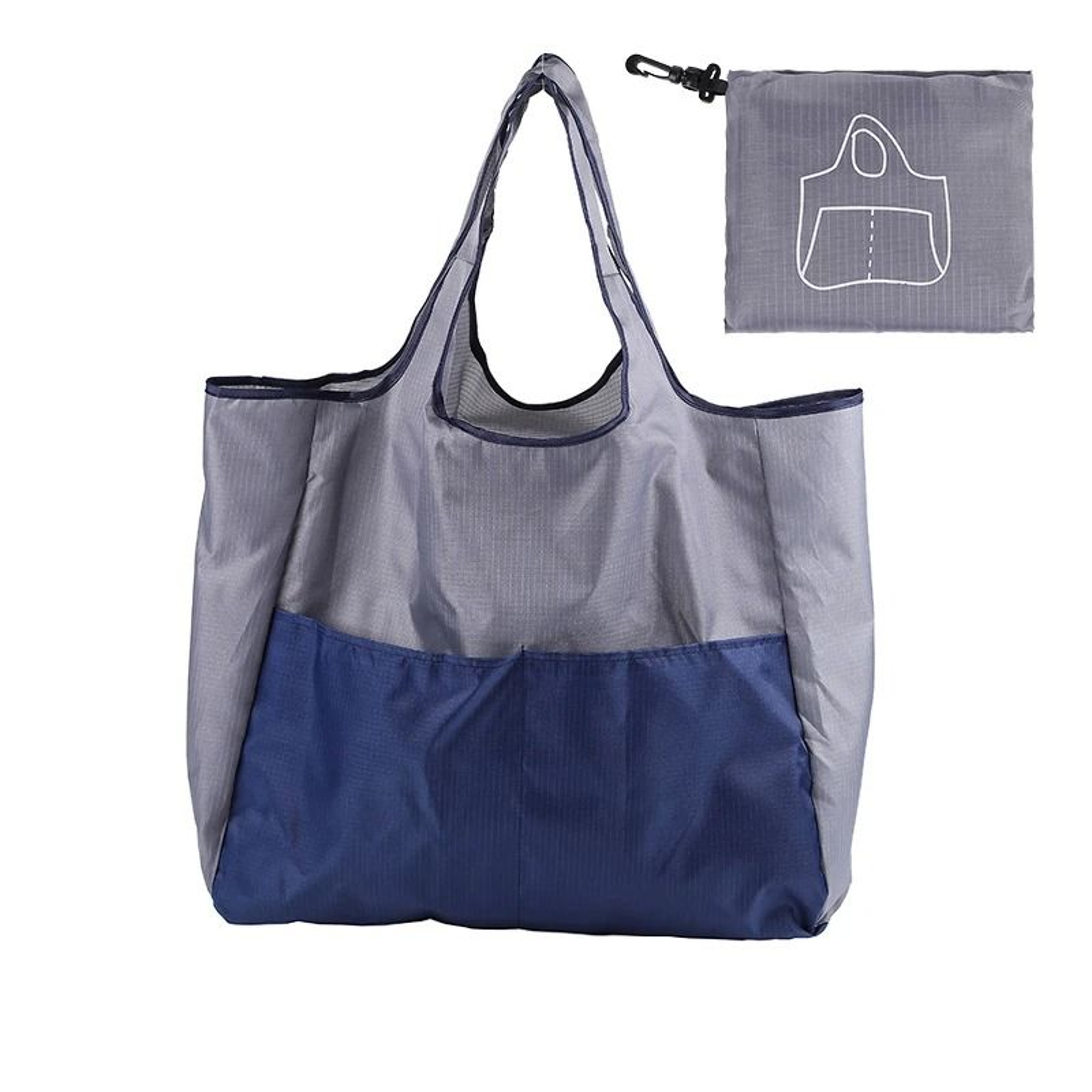 Large Capacity Reusable Grocery Shopping Bag Eco Friendly Folding Tote 2