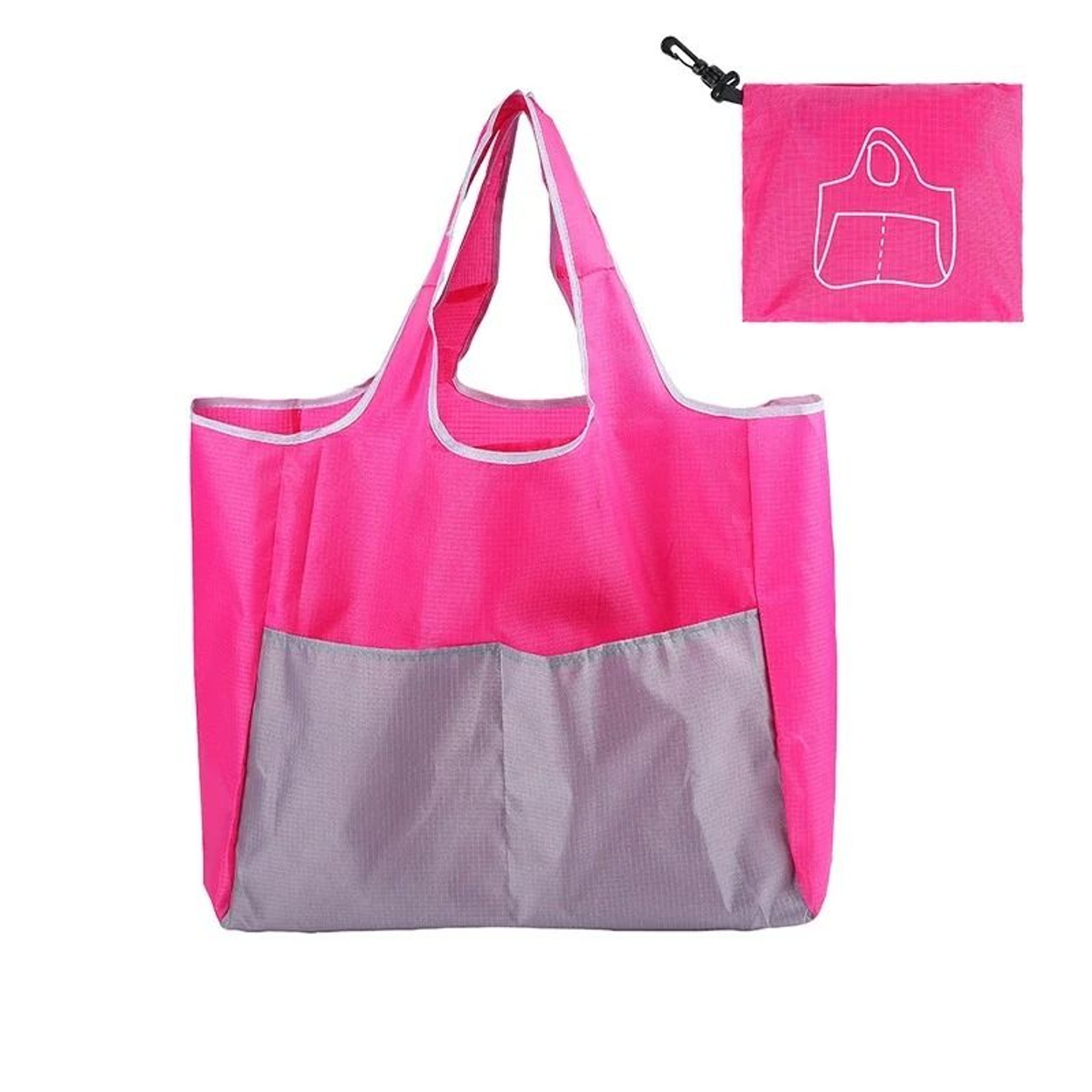 Large Capacity Reusable Grocery Shopping Bag Eco Friendly Folding Tote 1