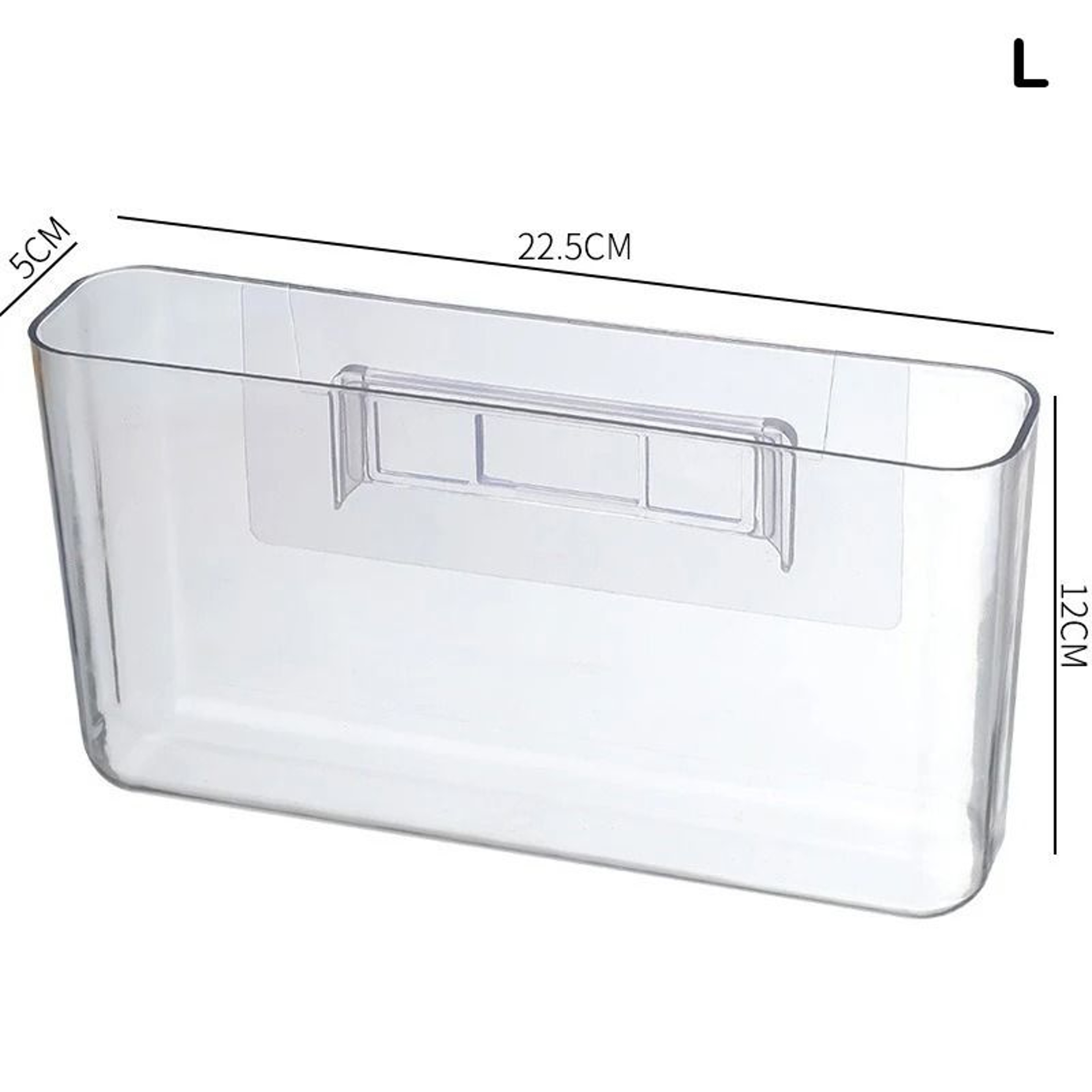 Transparent Wall Mounted Remote Control Holder Bedside Storage Organizer 2