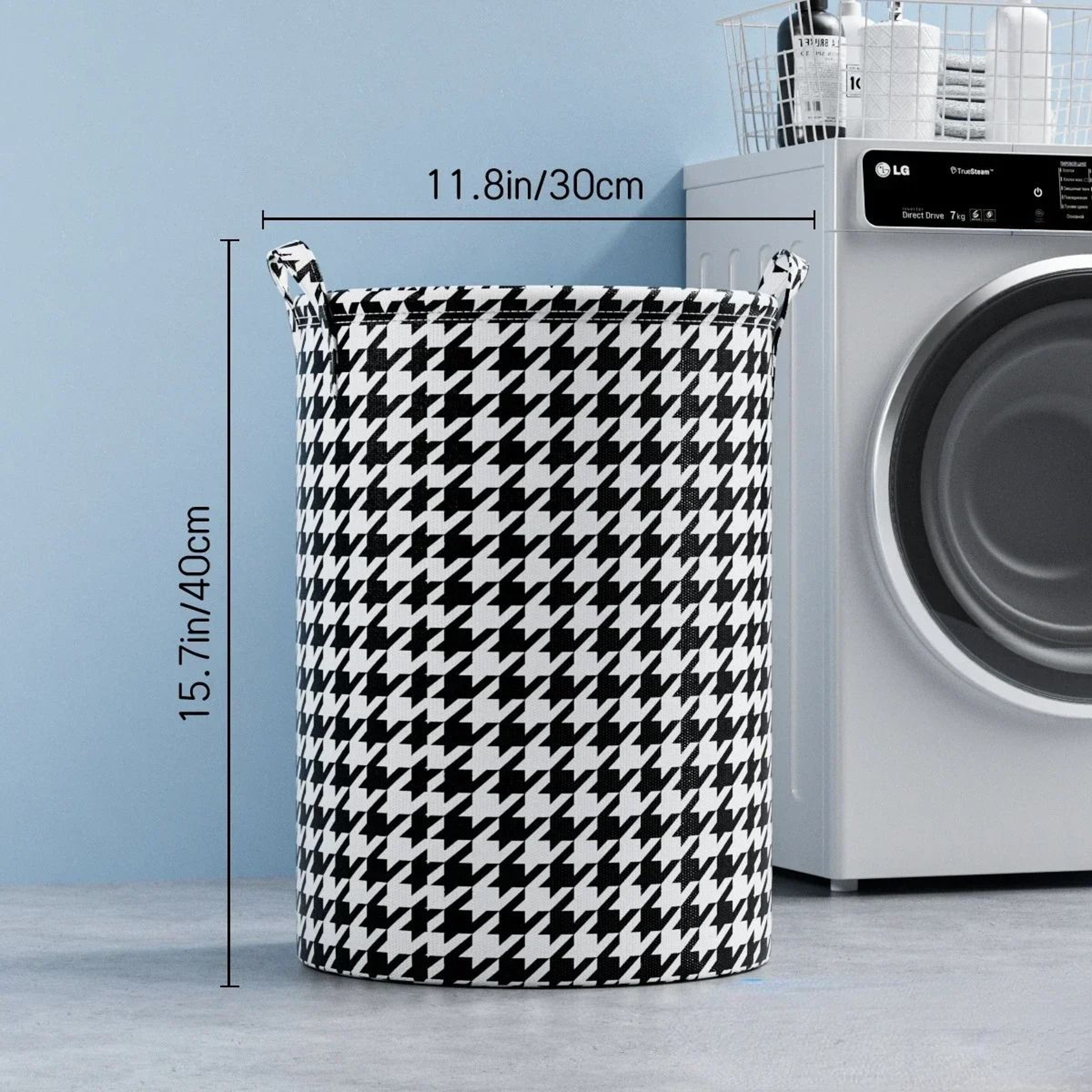 Foldable Laundry Basket Waterproof Large Capacity Storage Hamper For Clothes And Toys 2