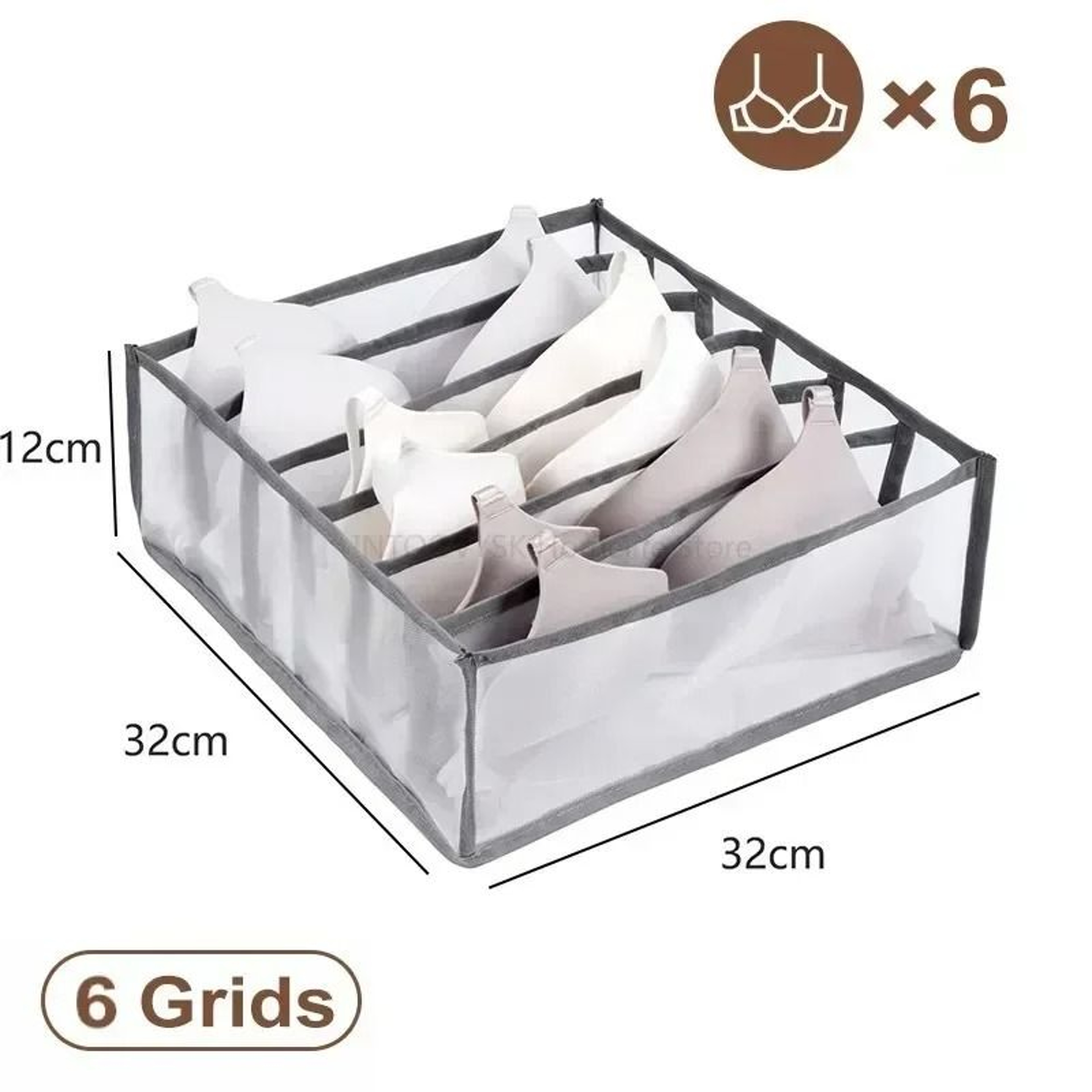 11 Compartment Underwear Organizer Box Collapsible Bra And Drawer Storage 1
