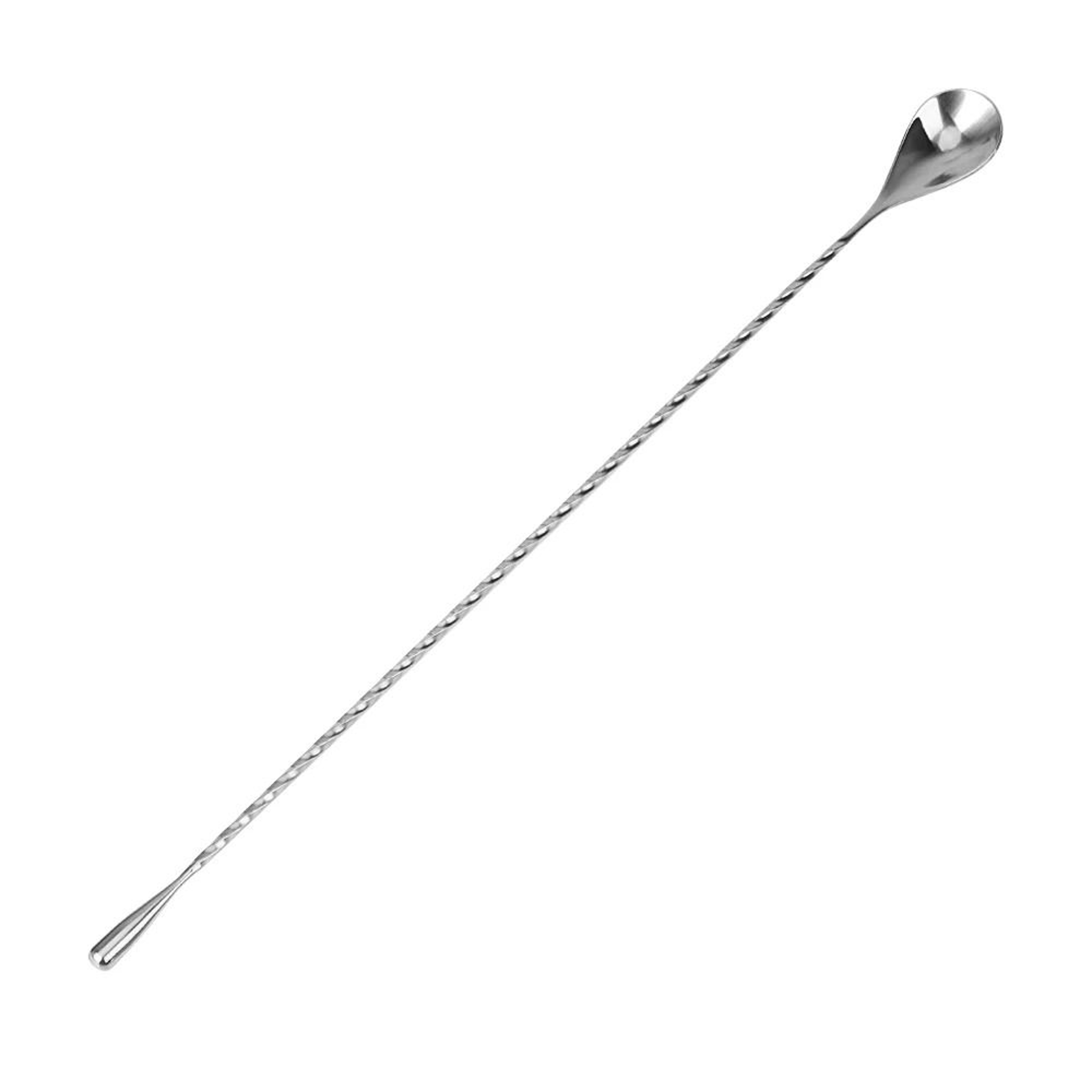 Stainless Steel Cocktail Mixing Spoon Spiral Bartender Bar Tool 30cm 40cm 5