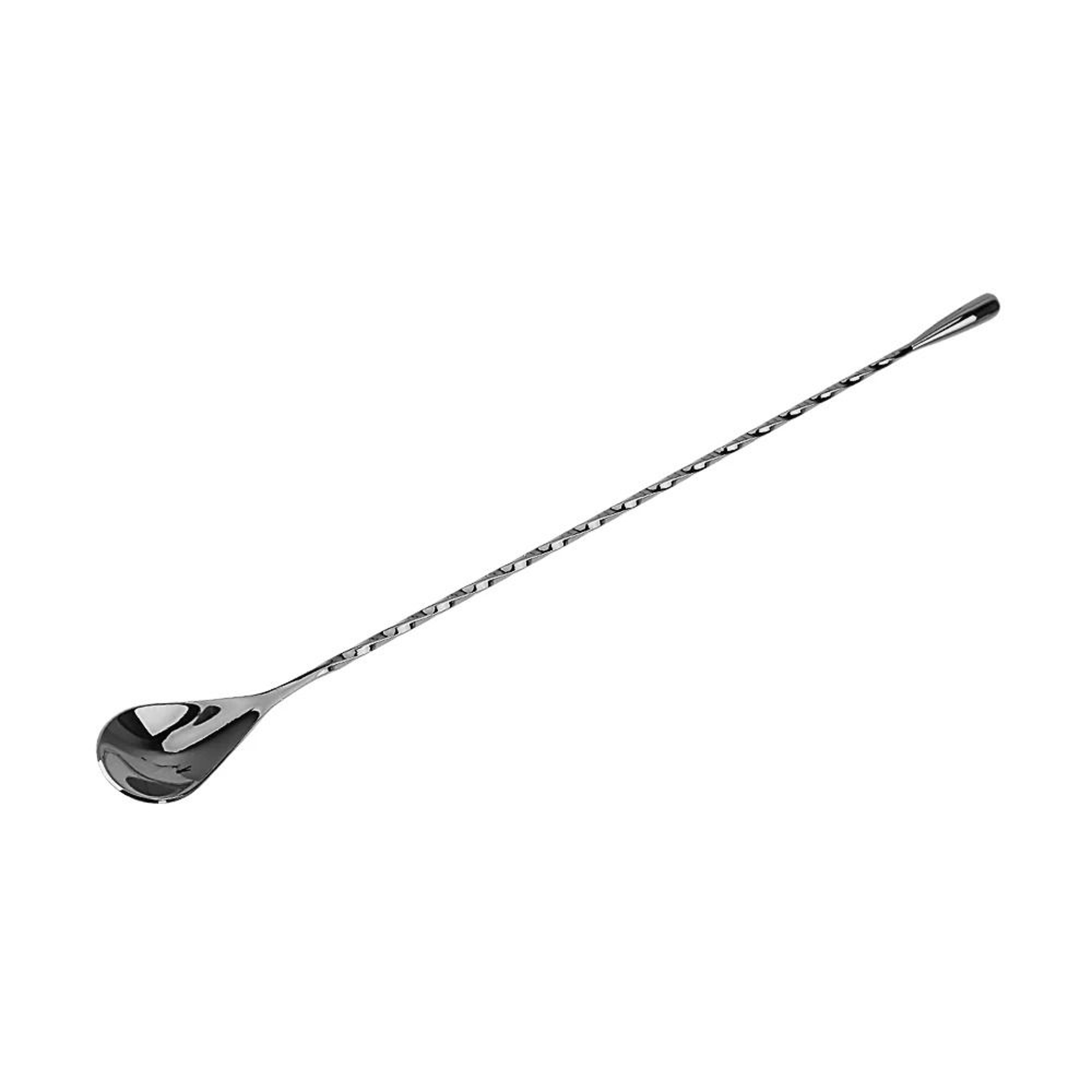 Stainless Steel Cocktail Mixing Spoon Spiral Bartender Bar Tool 30cm 40cm 2