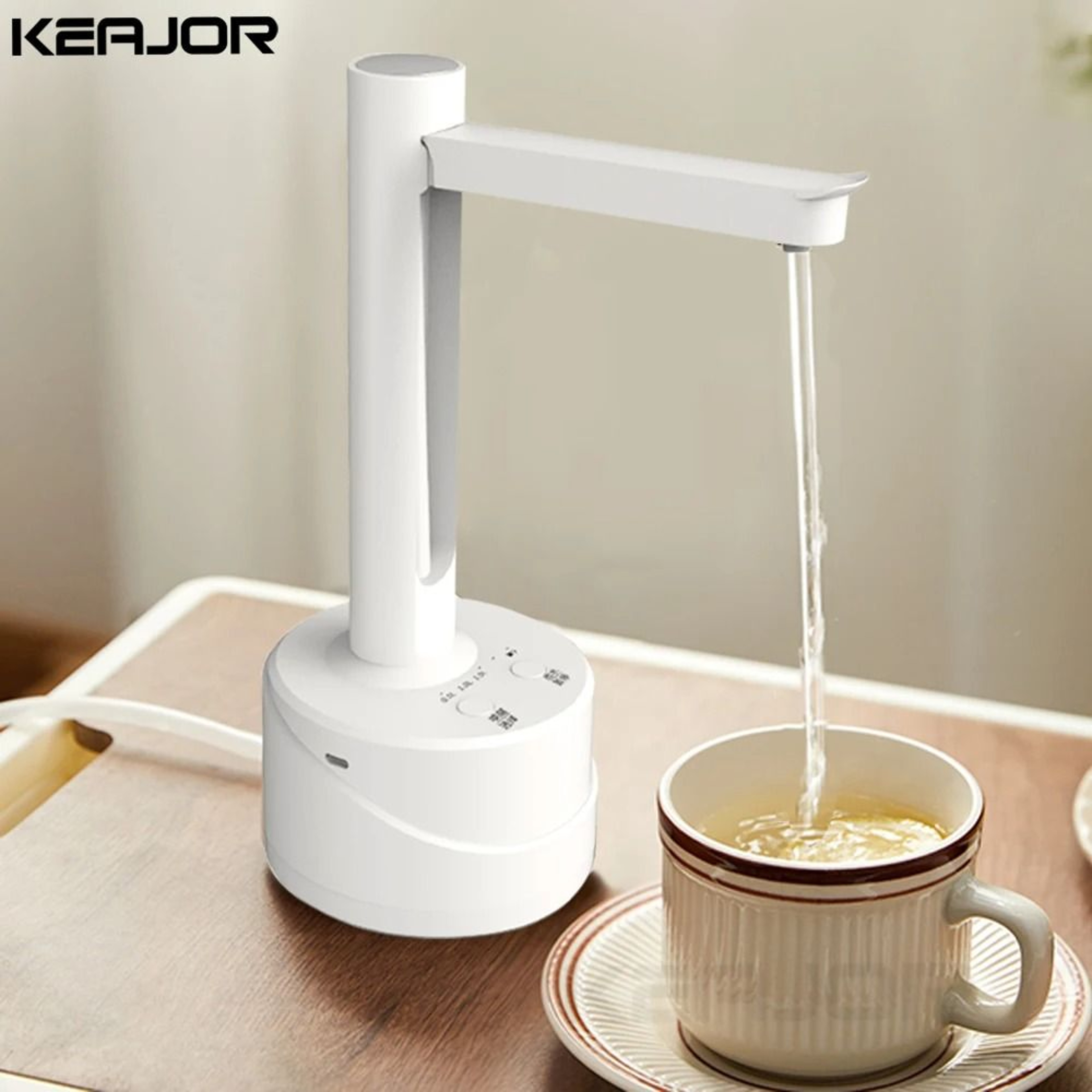 Automatic Electric Water Bottle Pump Rechargeable Dispenser For 19 Liter Bottles 0
