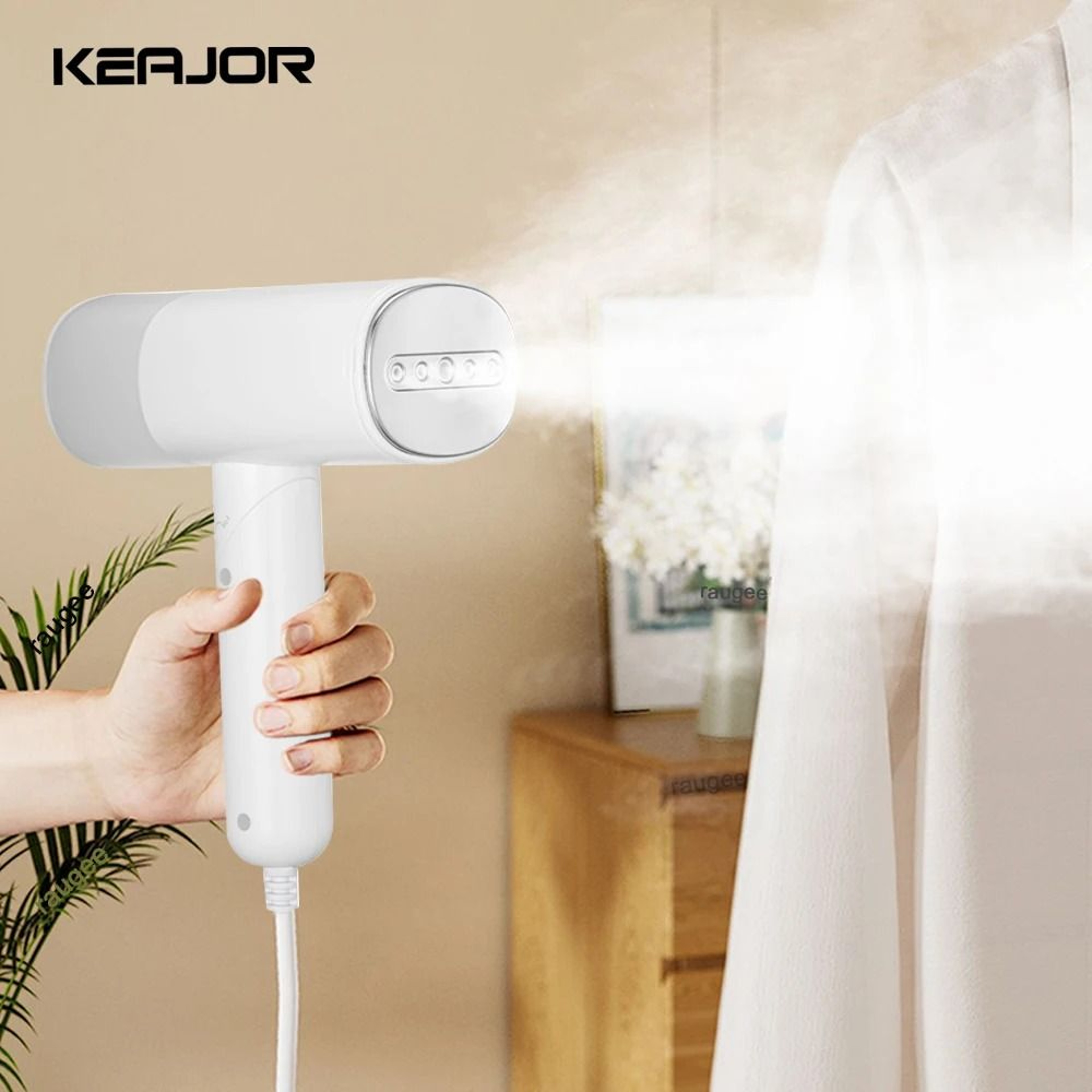 1000W Handheld Garment Steamer Portable Foldable Steam Iron For Home And Travel 0