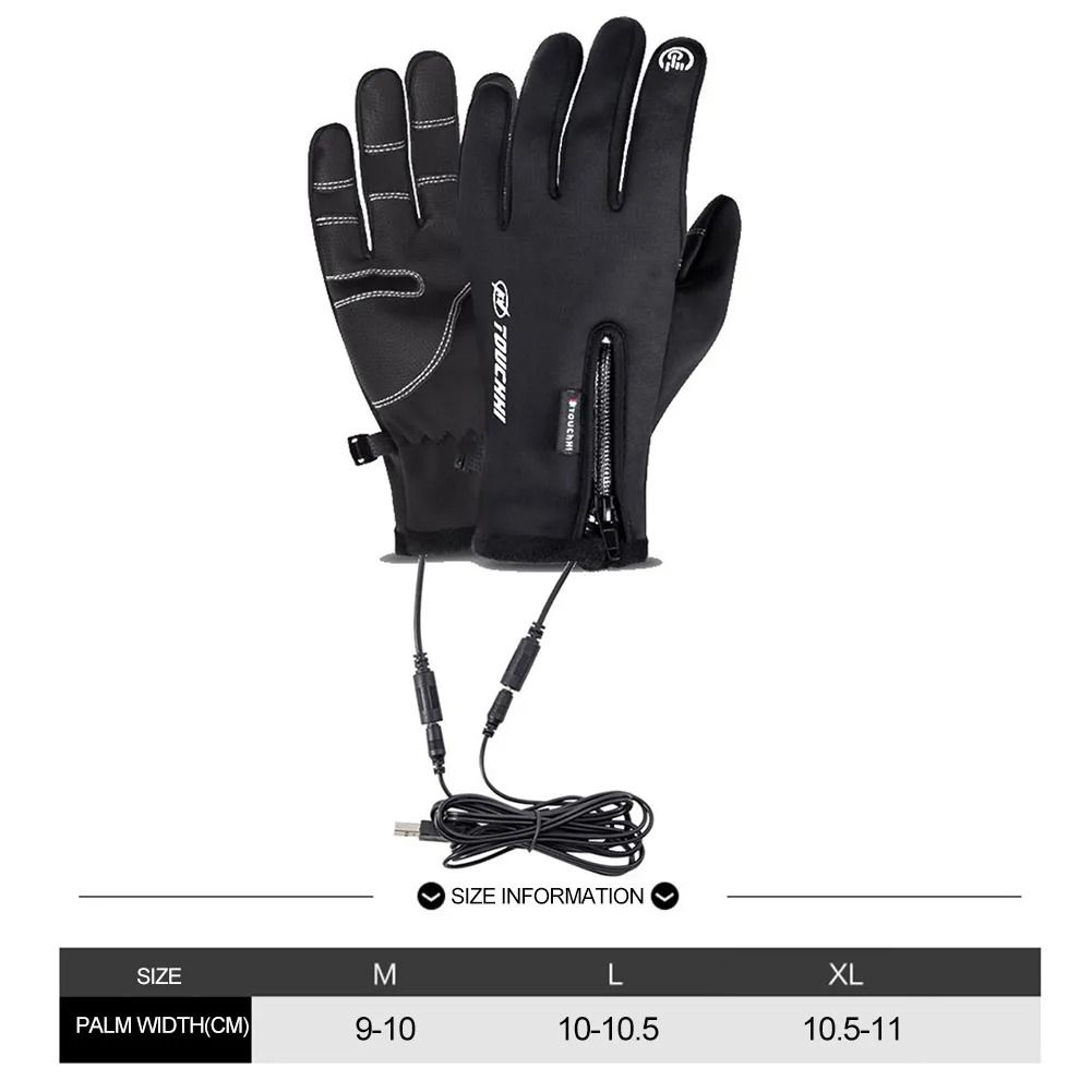 USB Heated Touchscreen Winter Gloves Electric Warm Gloves For Men And Women 3