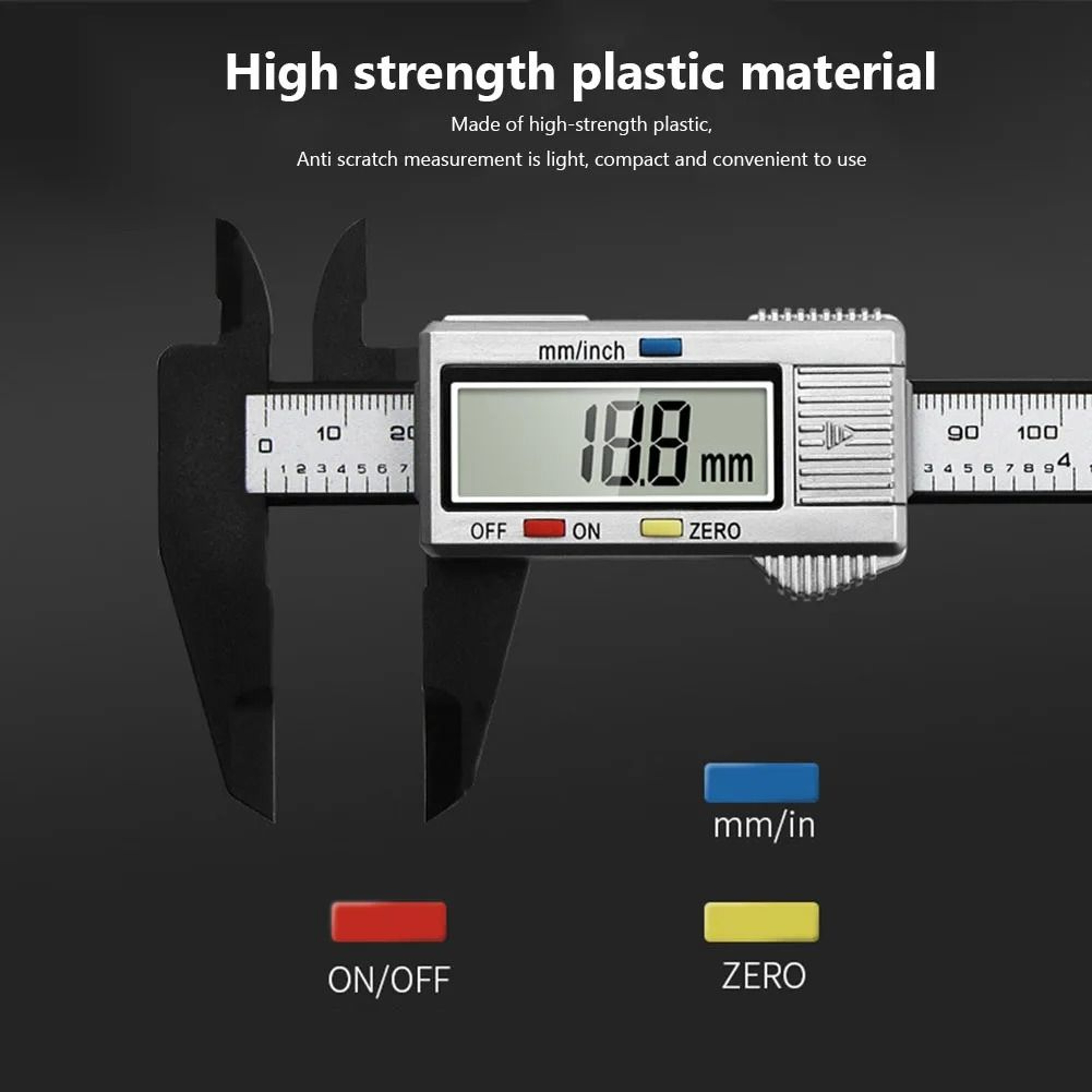 Digital Vernier Caliper 0 To 150mm Lightweight Measuring Tool 4