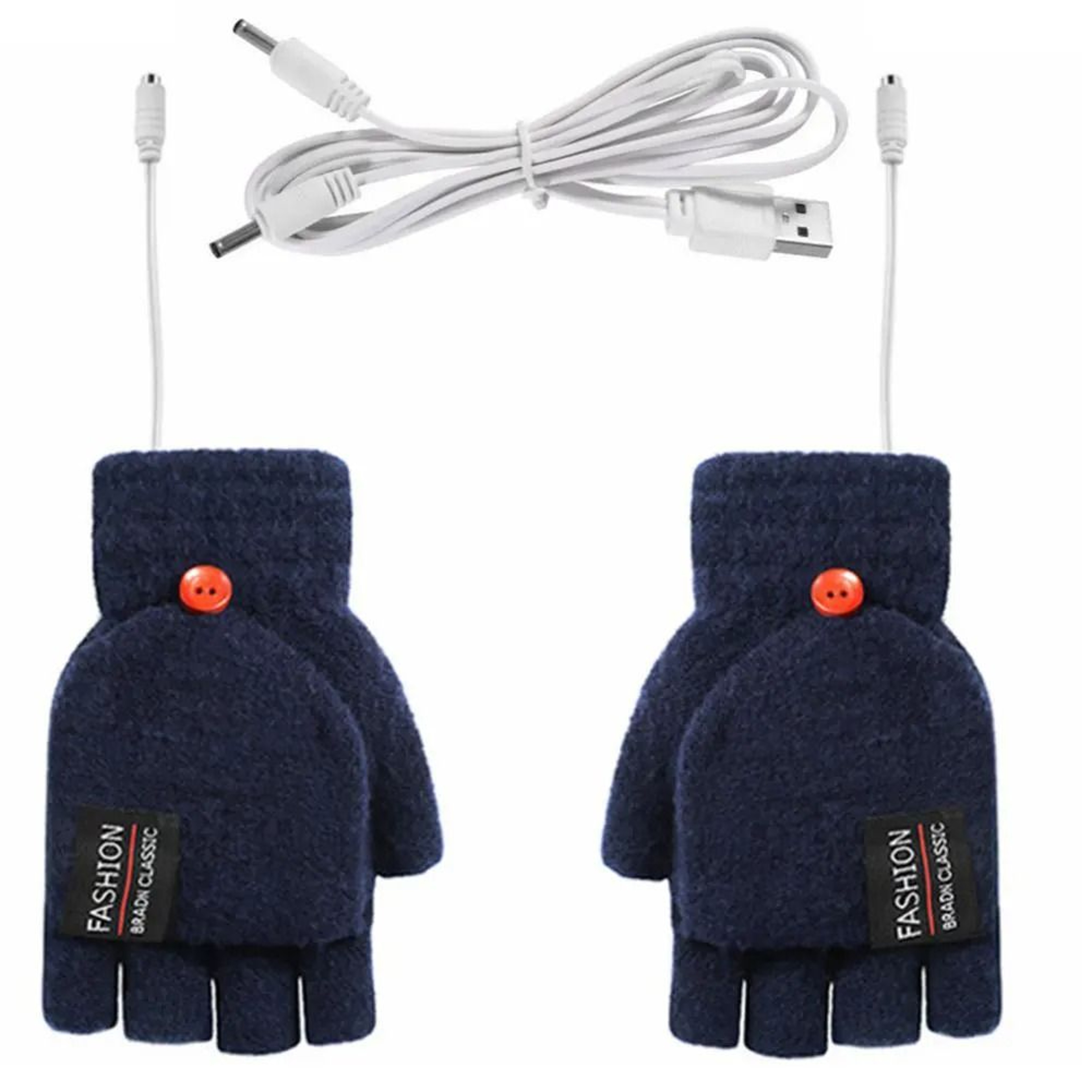 Rechargeable Heated Gloves Double Sided Electric Thermal Mittens 4
