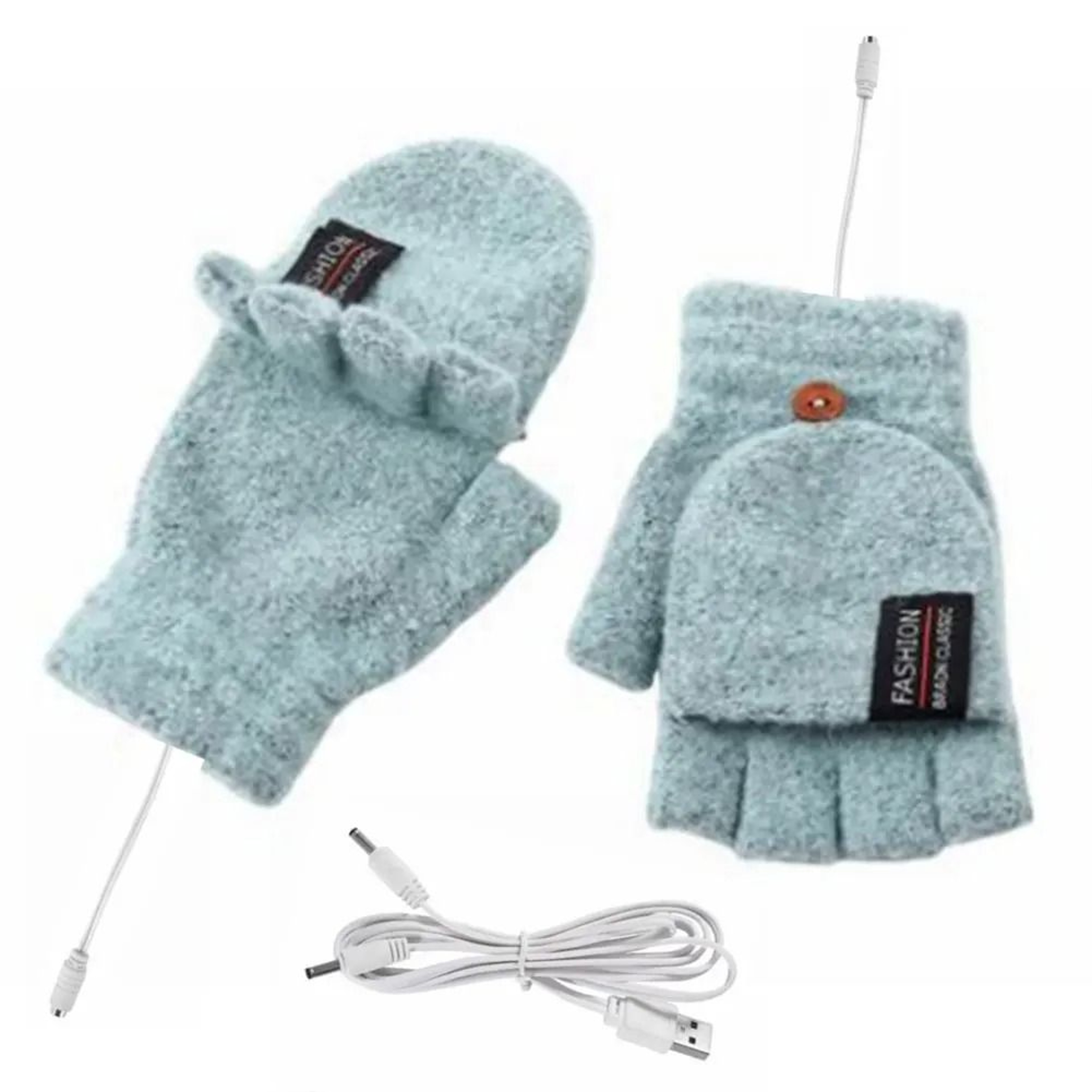 Rechargeable Heated Gloves Double Sided Electric Thermal Mittens 1
