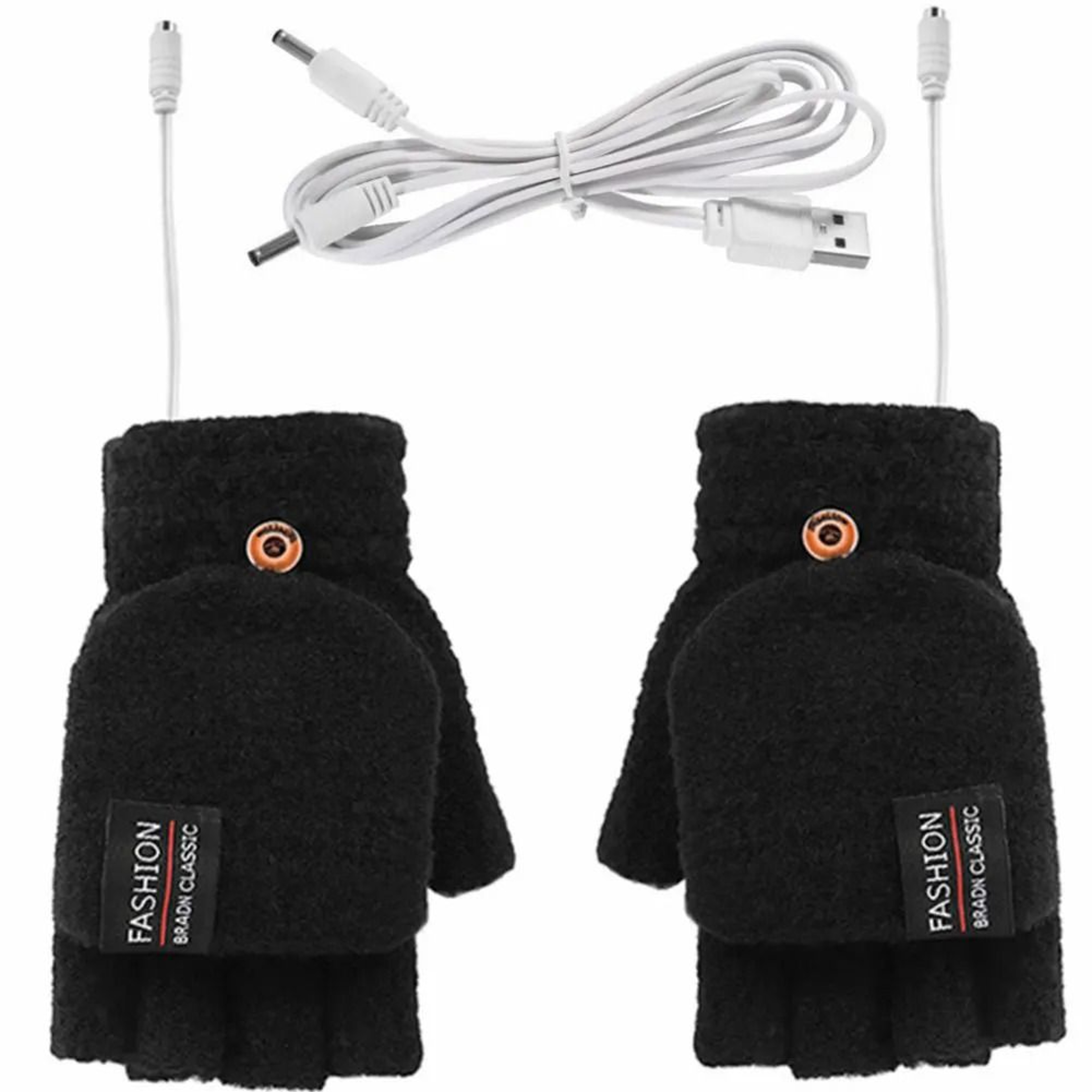 Rechargeable Heated Gloves Double Sided Electric Thermal Mittens 2
