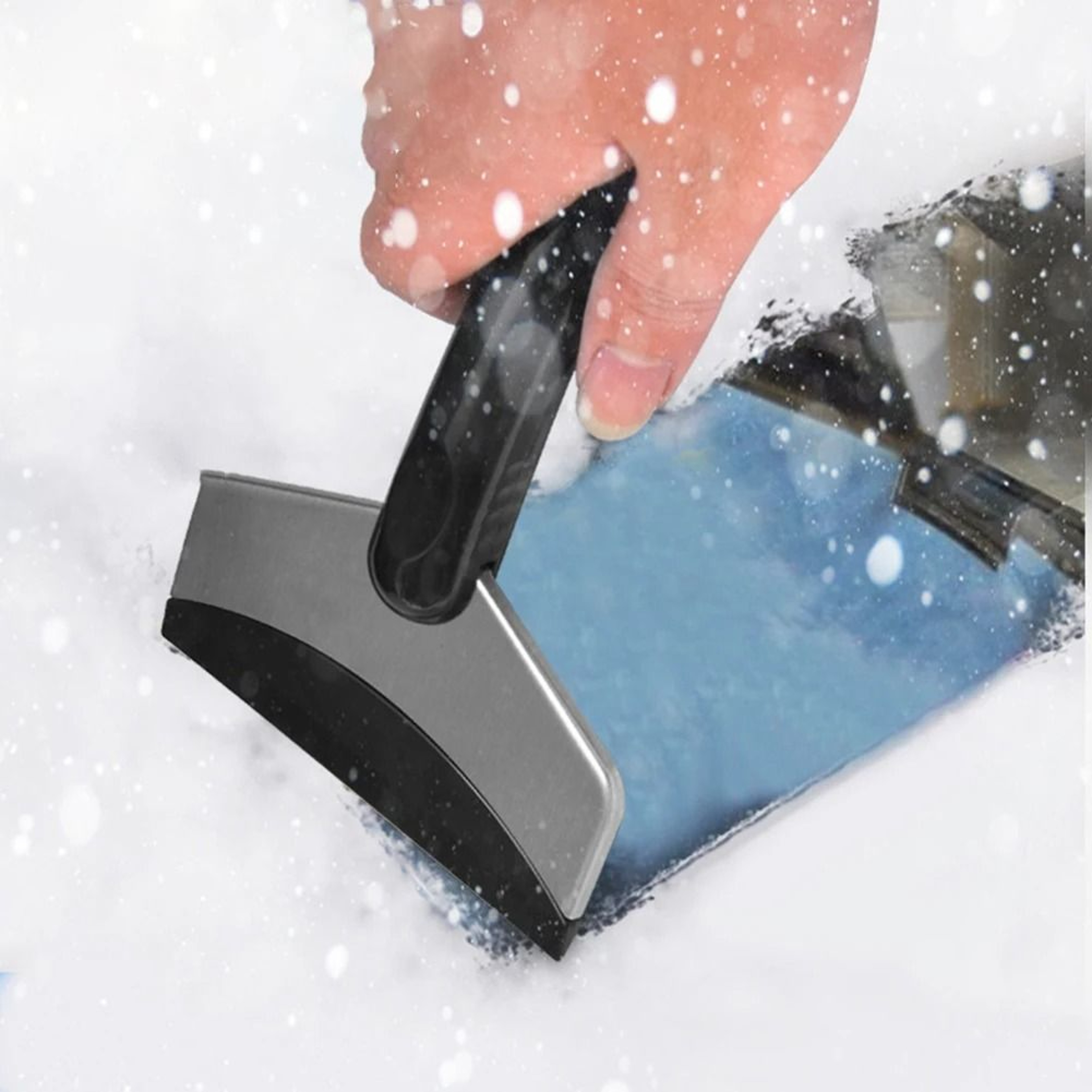 Durable Car Snow Scraper And Windshield Ice Removal Tool 1