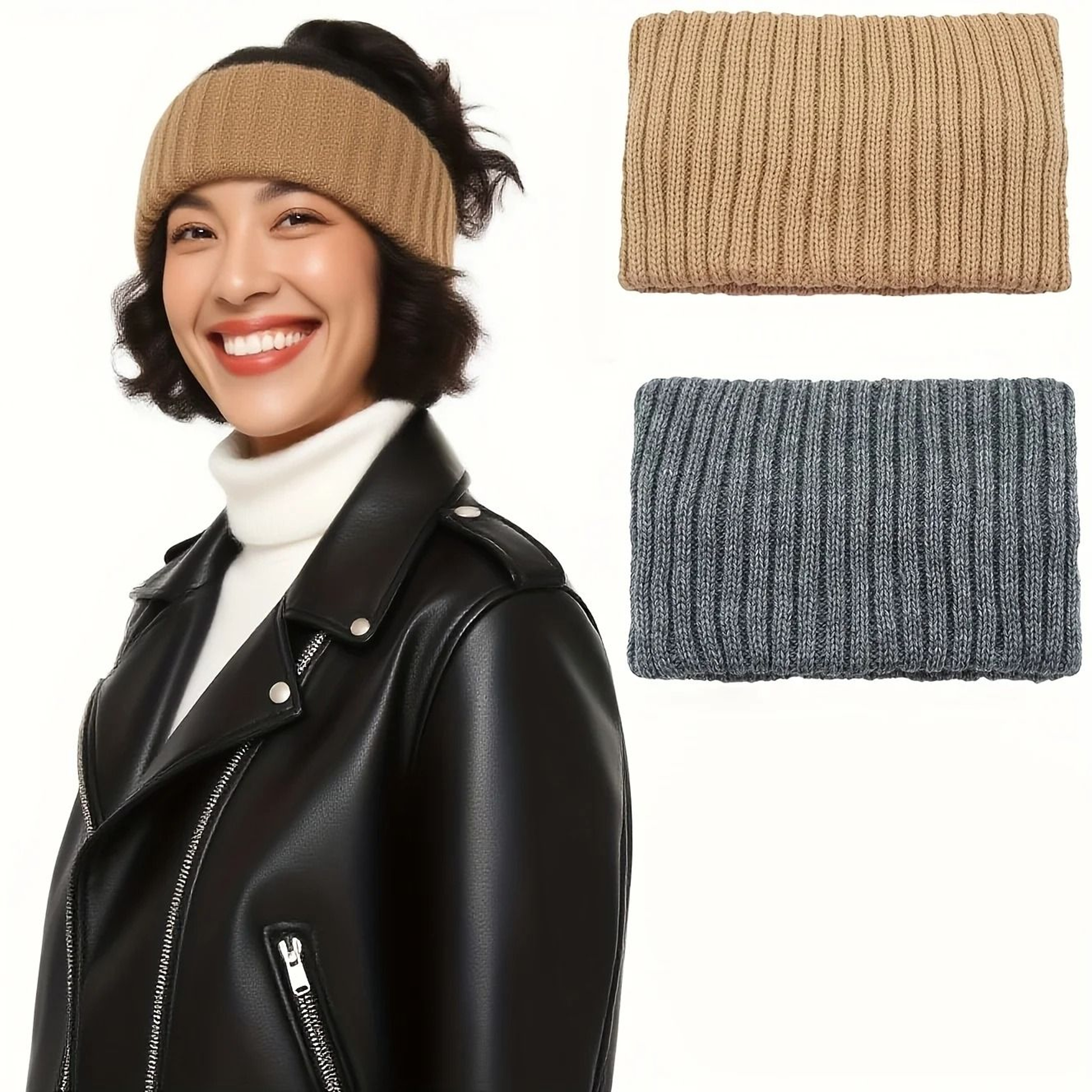 Winter Neck Warmer Scarf Thick Elastic Convertible Neck Gaiter 0